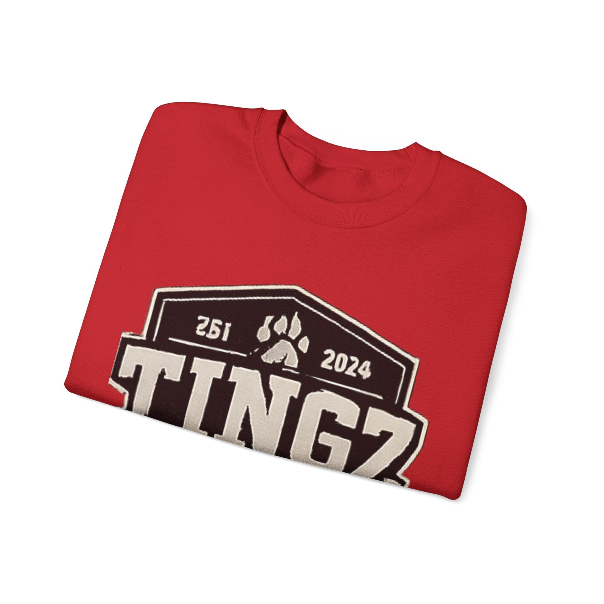 BEAR TINGZ  Badge Unisex Crewneck Sweatshirt | Vintage Wildlife Graphic Sweatshirt | Classic Streetwear Pullover