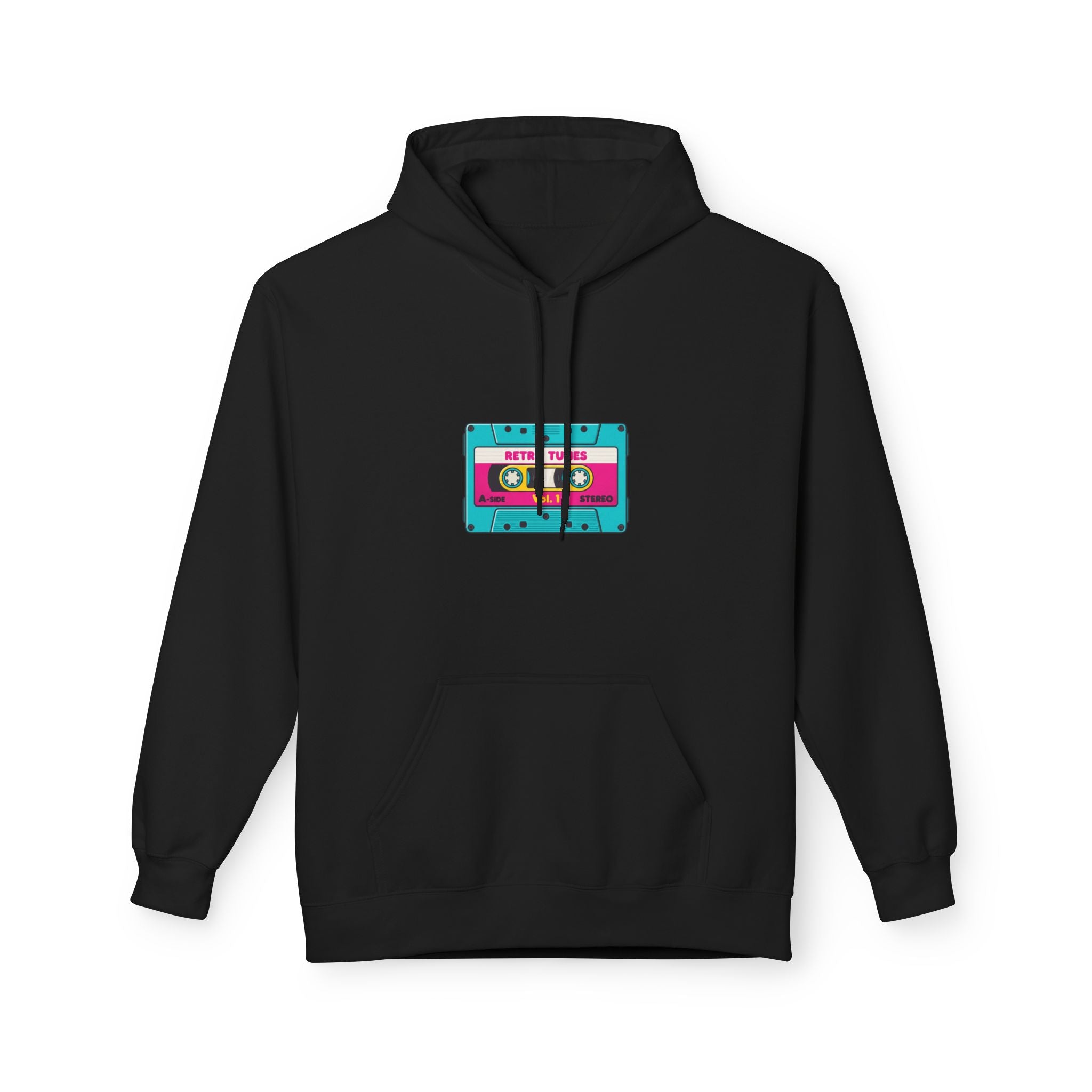 Retro Cassette Hoodie — Vintage Tape Graphic Pullover