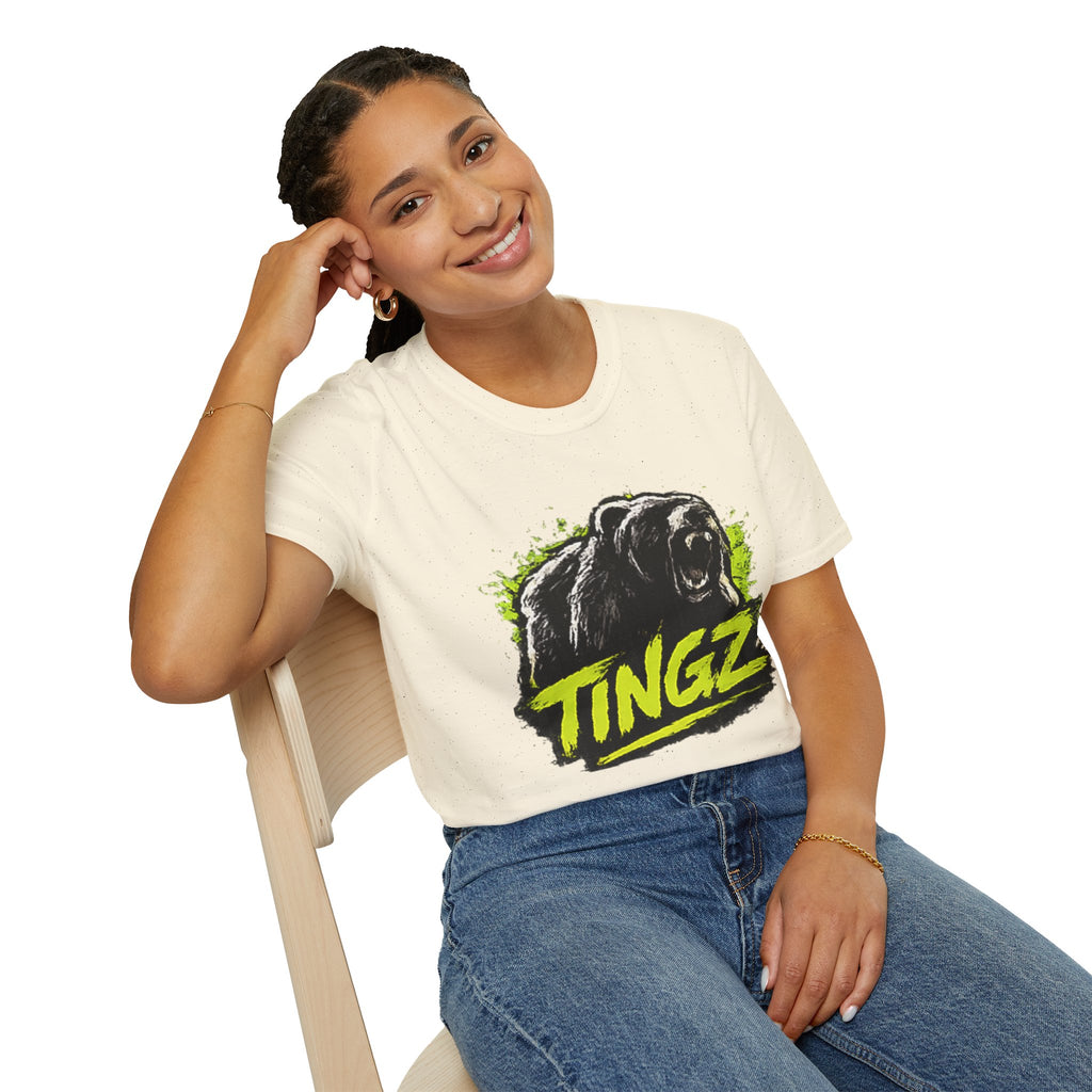 Bear TINGZ Roar T-Shirt — Bold Graphic Tee
