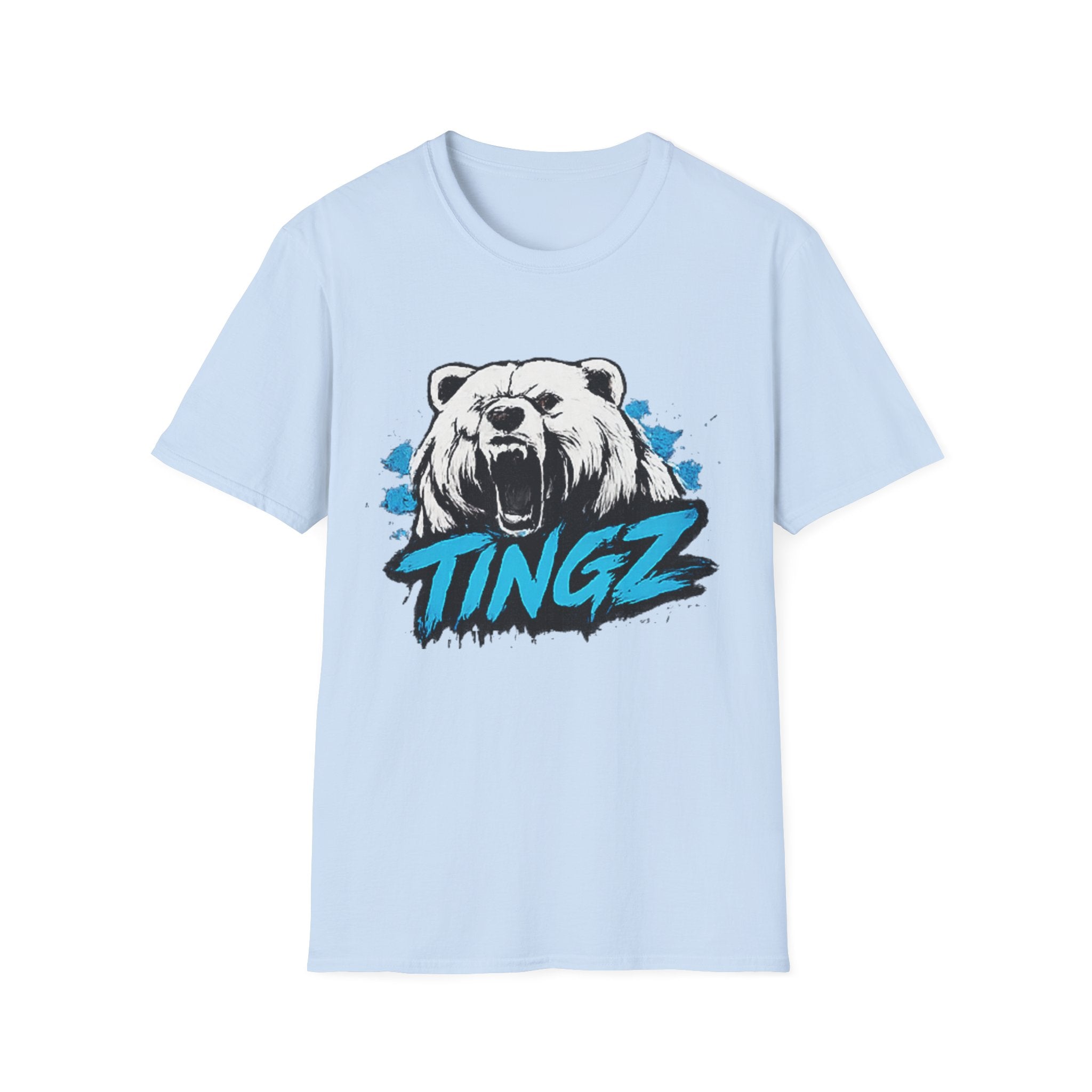Roaring Bear TINGZ T-Shirt — Graphic Tee for Streetwear & Casual