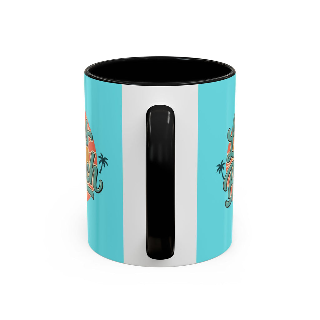 Life's a Beach Coffee Mug — Retro Beach Vibes 11/15oz Accent Mug