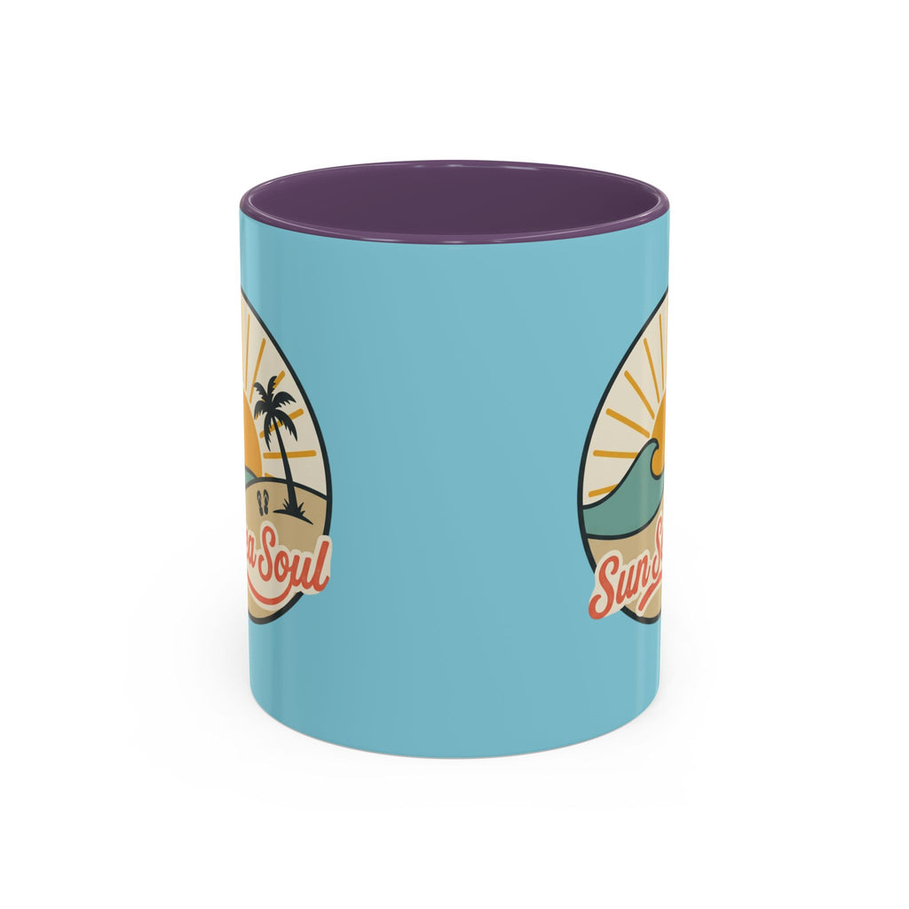 Sun Sea Soul Accent Coffee Mug – Beach Sunset 11/15oz