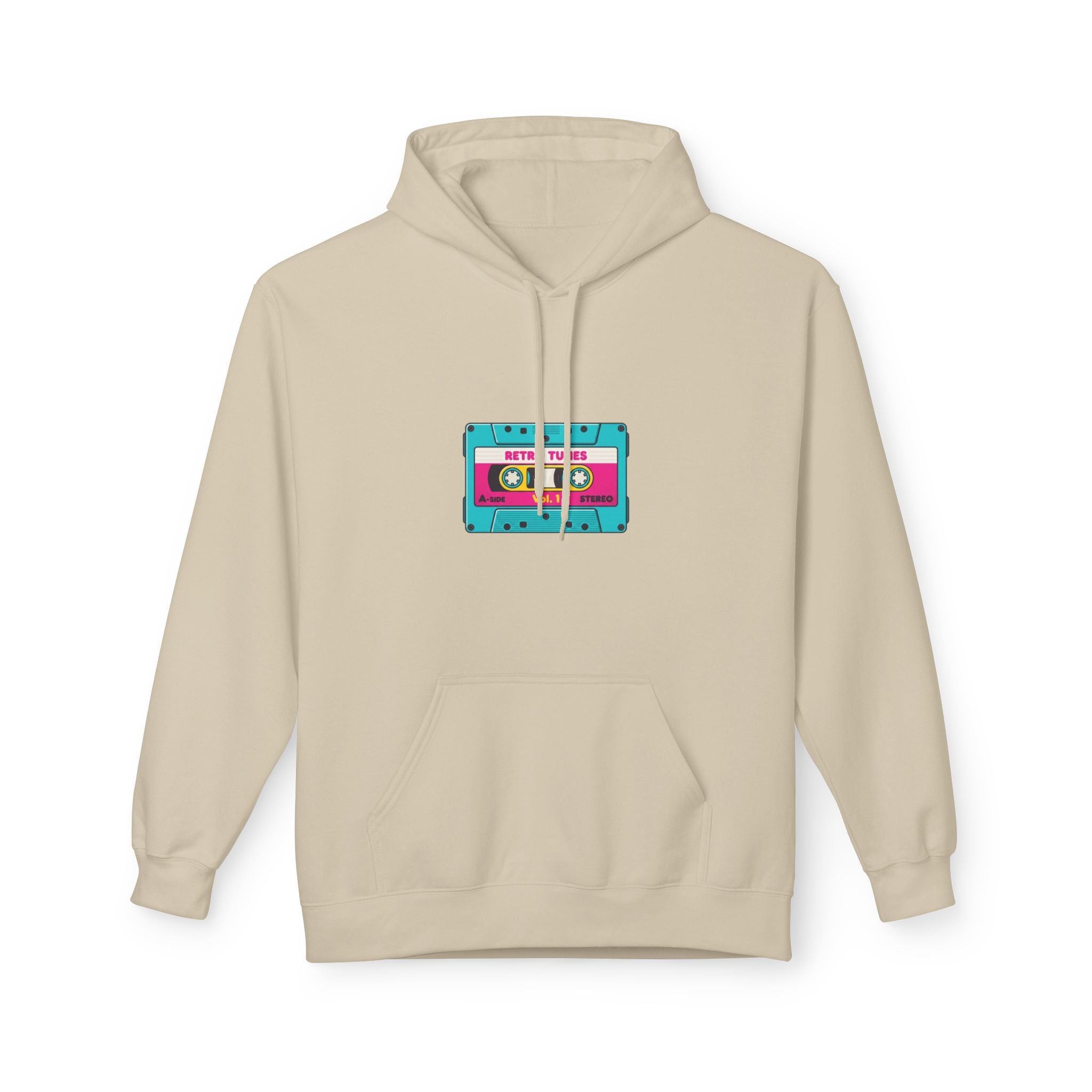 Retro Cassette Hoodie — Vintage Tape Graphic Pullover