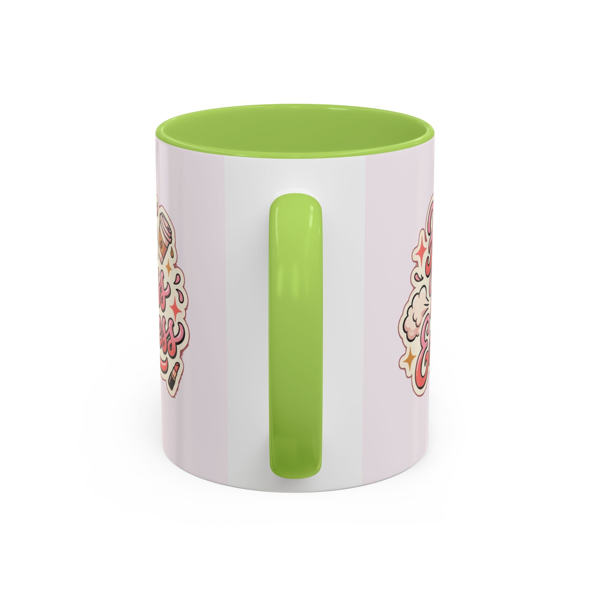 Hot Mess Express Coffee Mug — Funny Pink Accent Mug for Coffee Lovers