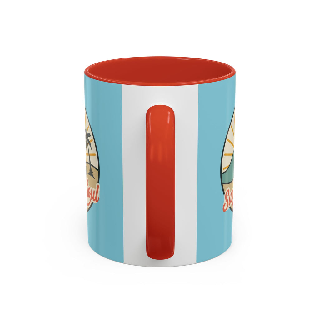Sun Sea Soul Accent Coffee Mug – Beach Sunset 11/15oz
