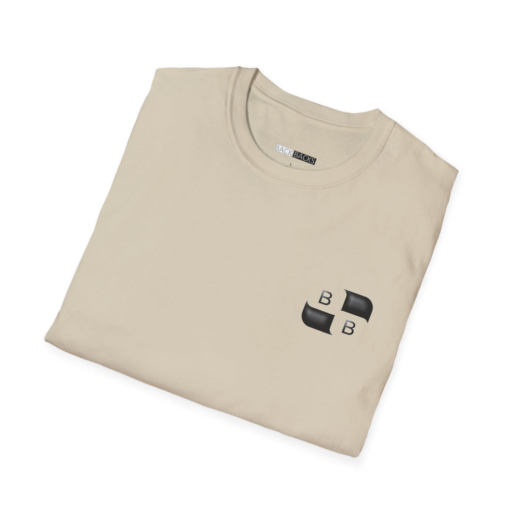 Unisex Back Backs Minimalist T-Shirt