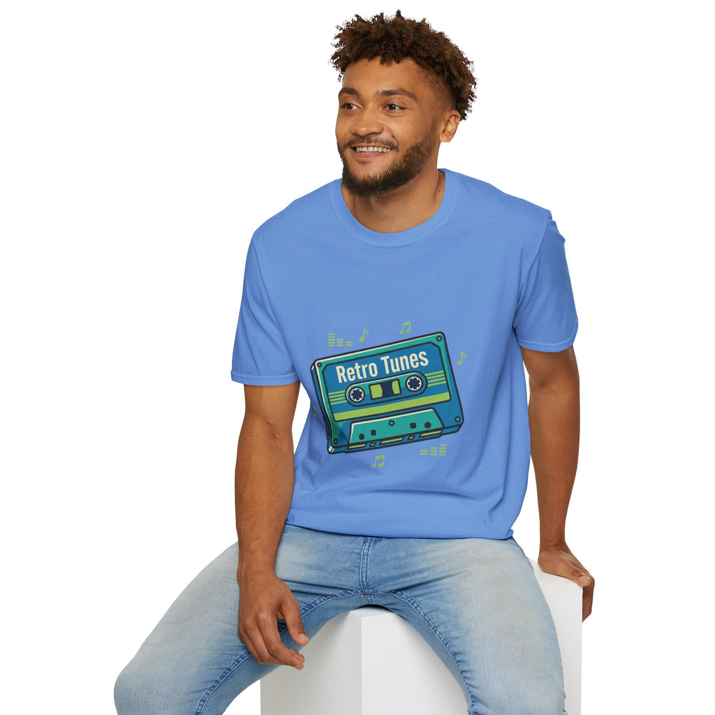 Retro Tunes- Unisex Softstyle T-Shirt