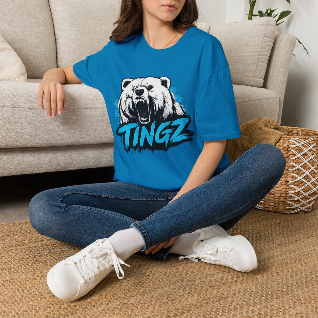 Roaring Bear TINGZ T-Shirt — Graphic Tee for Streetwear & Casual