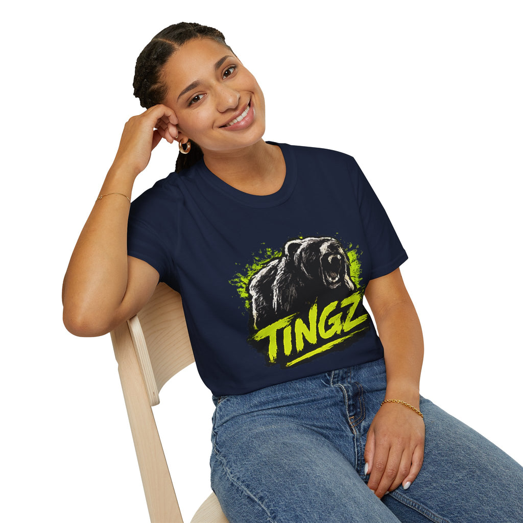 Bear TINGZ Roar T-Shirt — Bold Graphic Tee