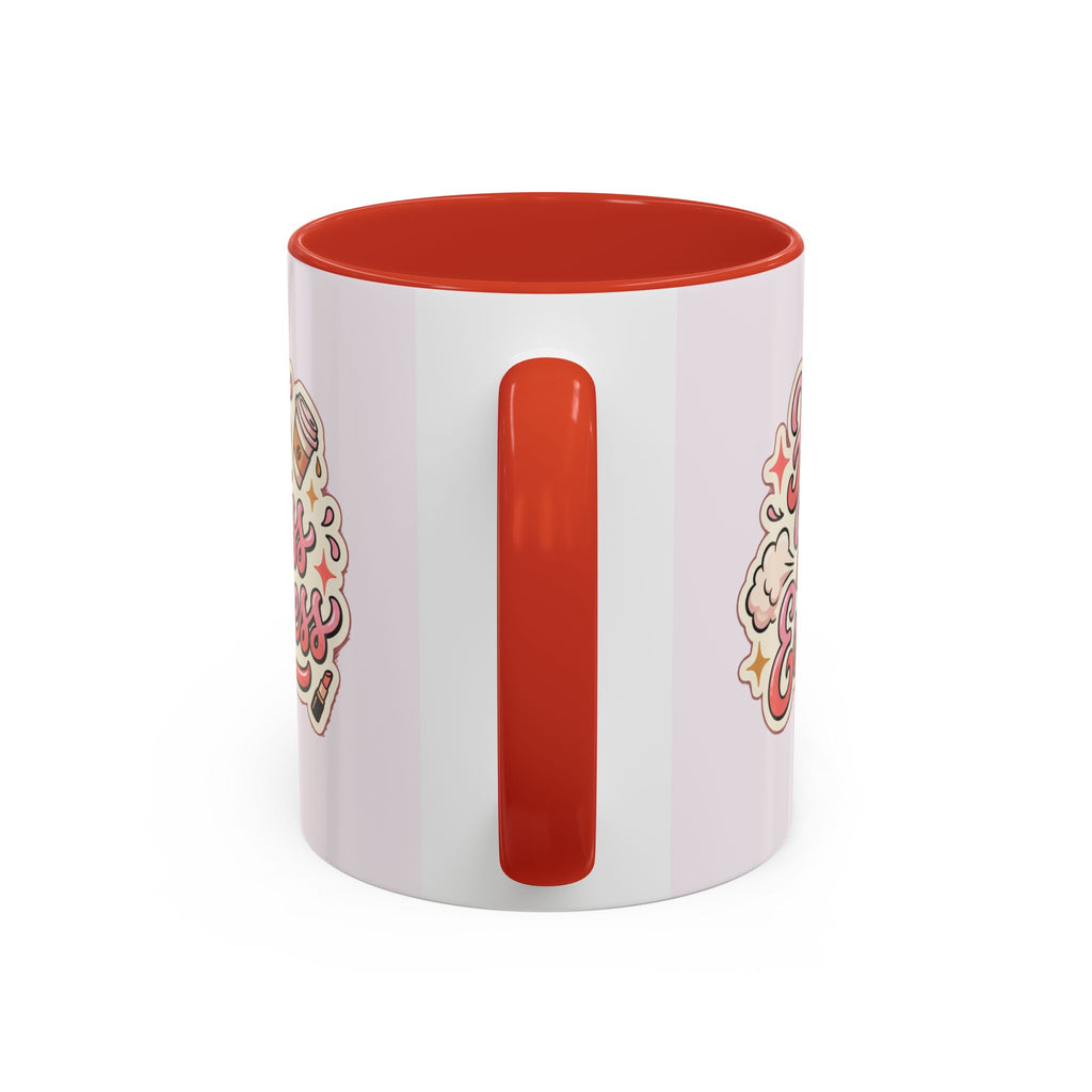 Hot Mess Express Coffee Mug — Funny Pink Accent Mug for Coffee Lovers