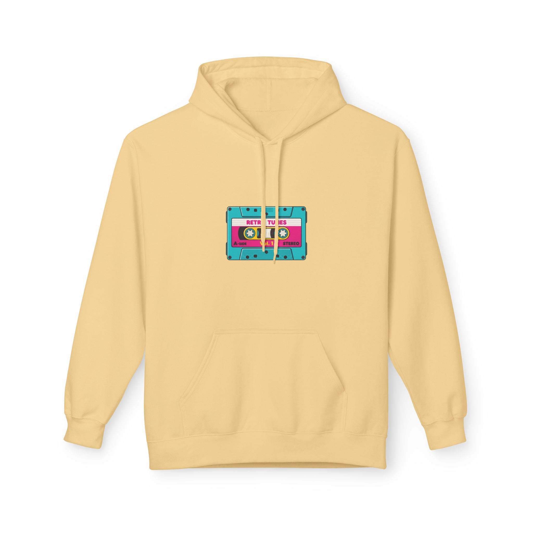 Retro Cassette Hoodie — Vintage Tape Graphic Pullover