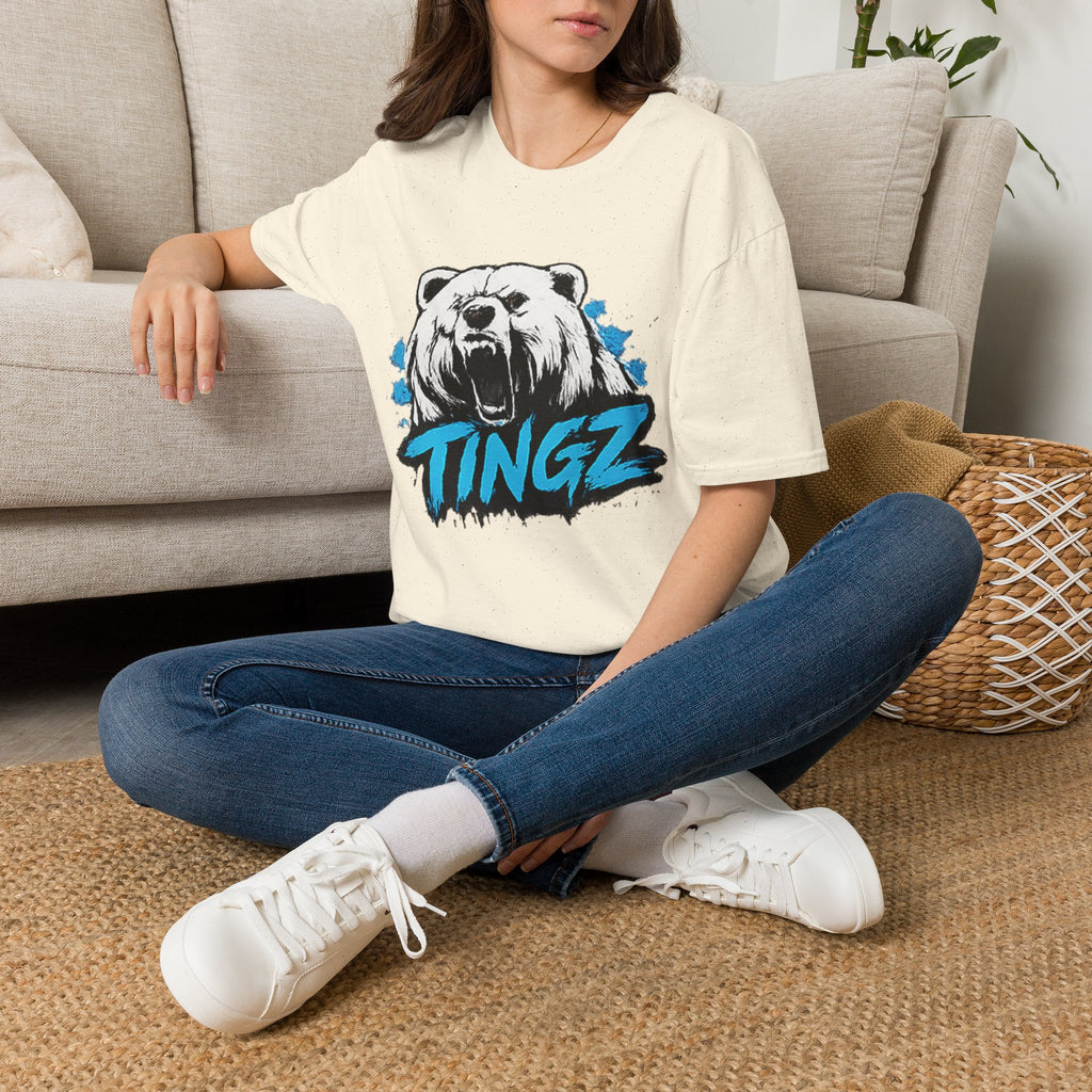 Roaring Bear TINGZ T-Shirt — Graphic Tee for Streetwear & Casual