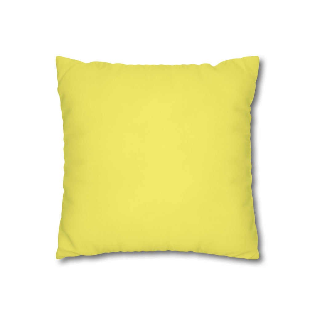 Retro Cassette Tape Pillow Cover — 'Retro Tunes Vol. 1' Square Throw Pillowcase