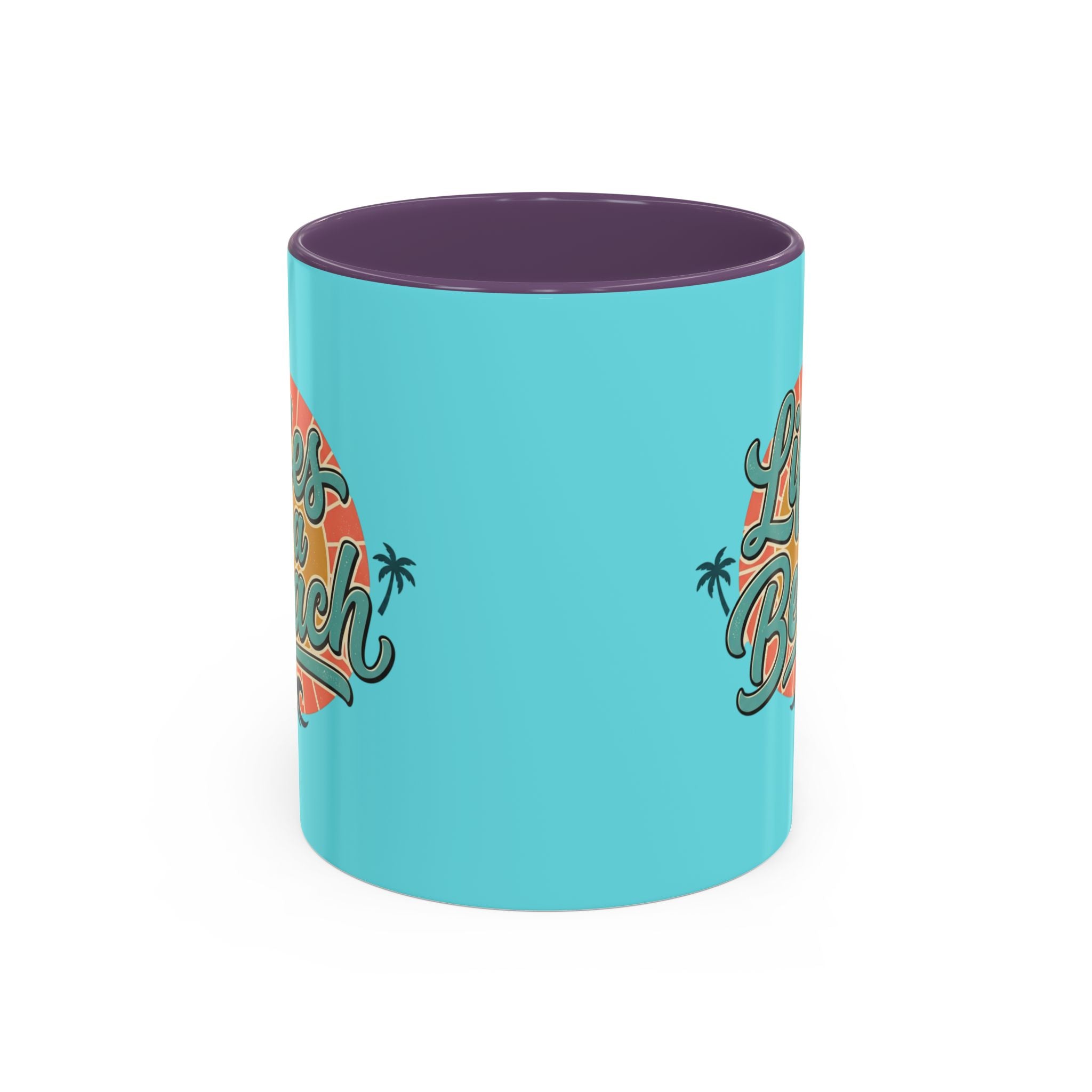Life's a Beach Coffee Mug — Retro Beach Vibes 11/15oz Accent Mug