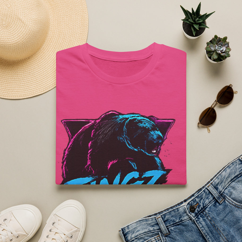 Bear TINGZ Graphic T-Shirt —  Retro Neon Crew Tee