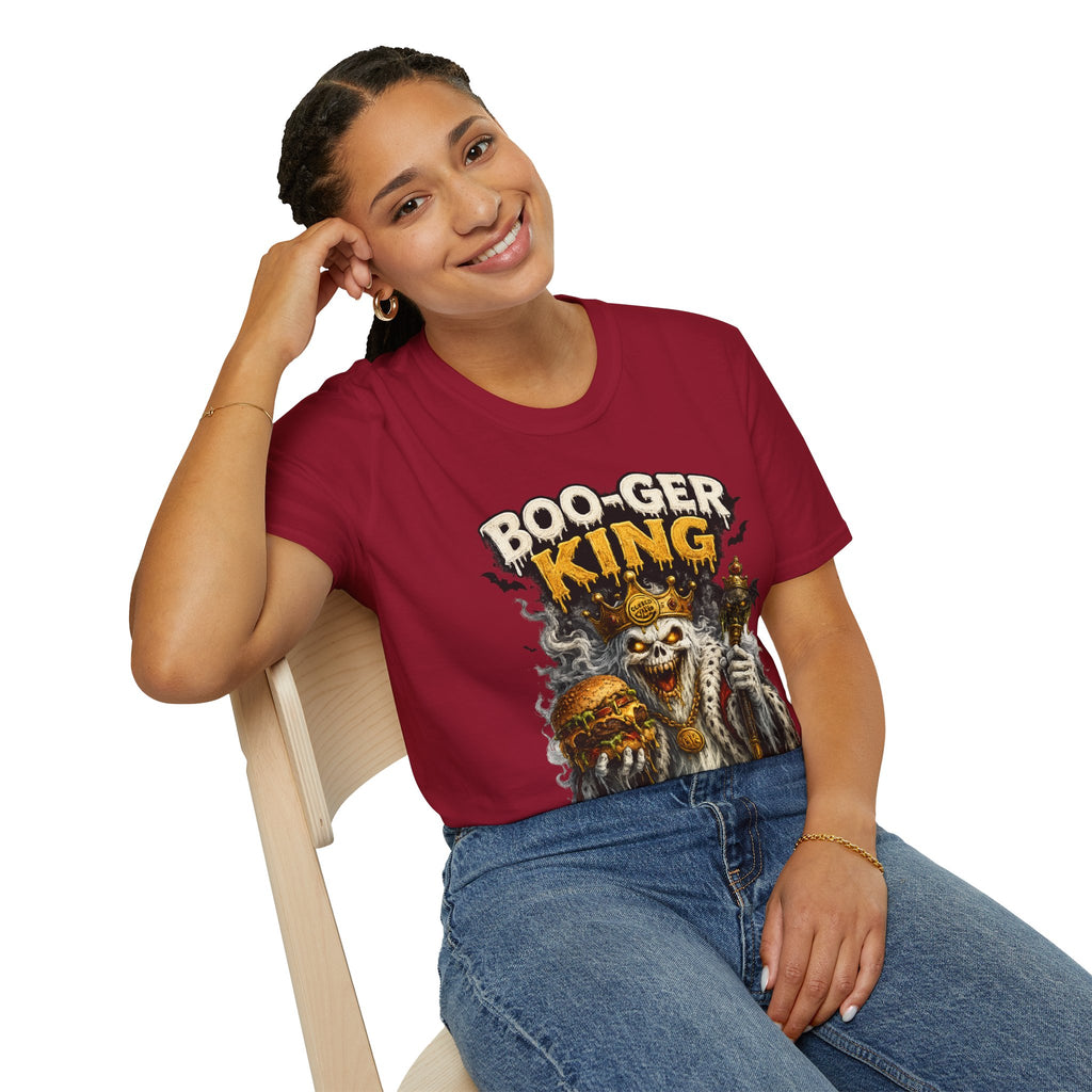 Boo-ger King Halloween T-Shirt — Spooky Skull King Graphic Tee