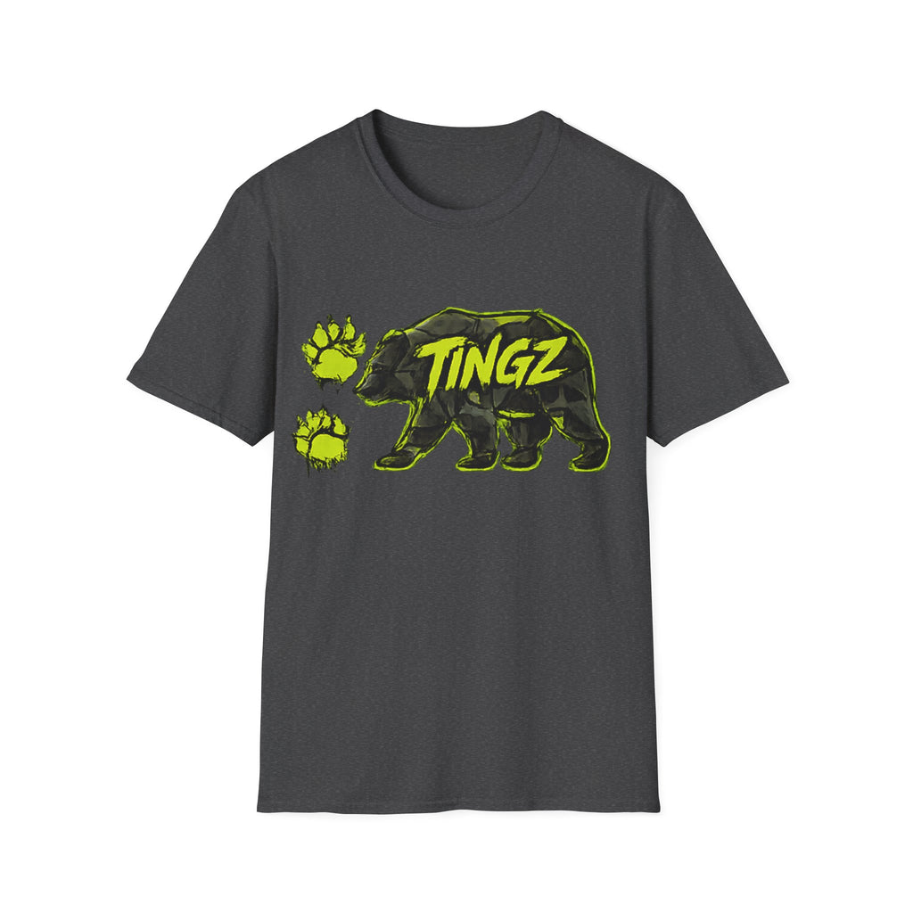 Bear TINGZ Paw Graphic T-Shirt —  Neon Logo