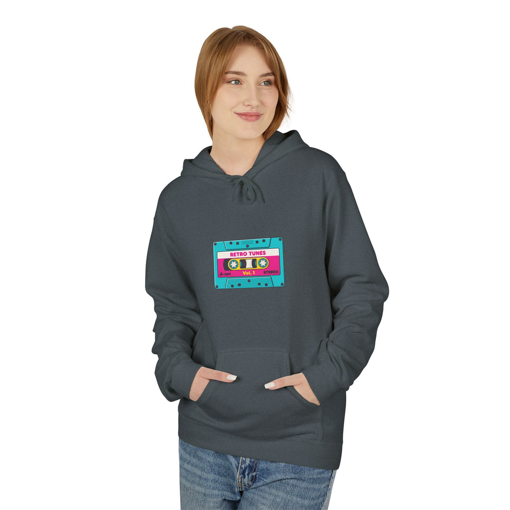 Retro Cassette Hoodie — Vintage Tape Graphic Pullover