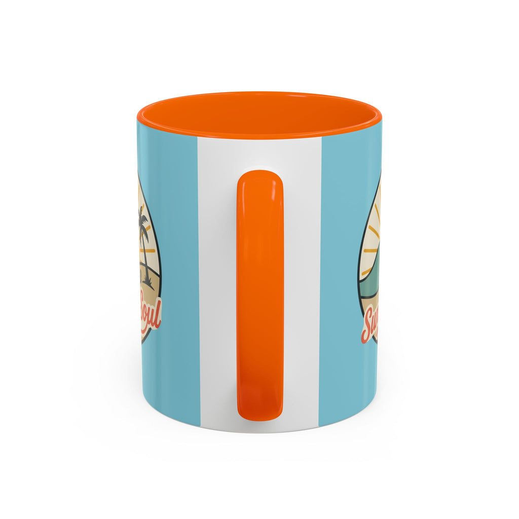 Sun Sea Soul Accent Coffee Mug – Beach Sunset 11/15oz