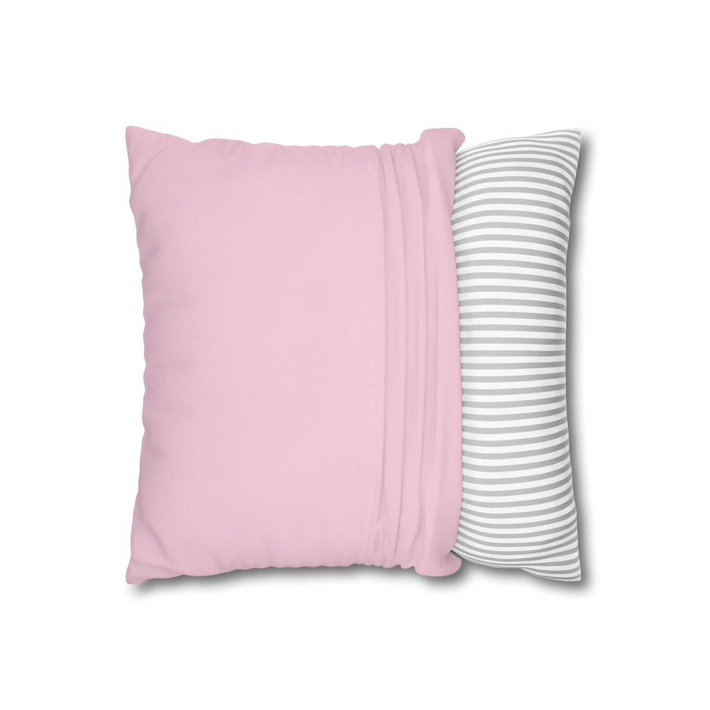Hot Mess Express Decorative Throw Pillow — Funny Pink Coffee Quote Pillowcase