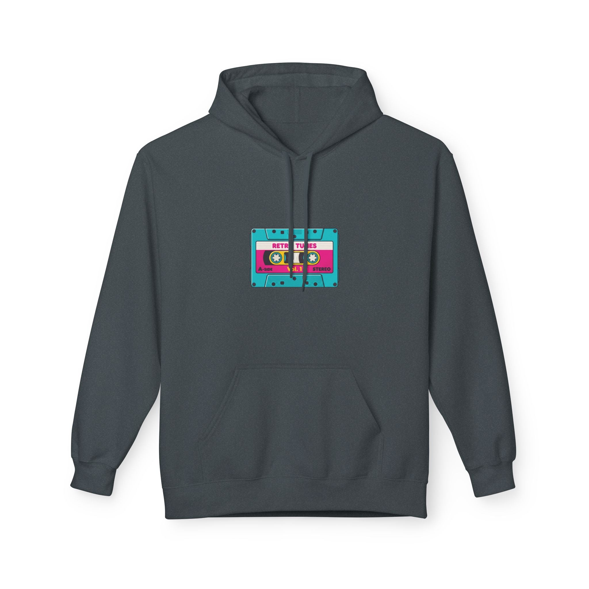 Retro Cassette Hoodie — Vintage Tape Graphic Pullover