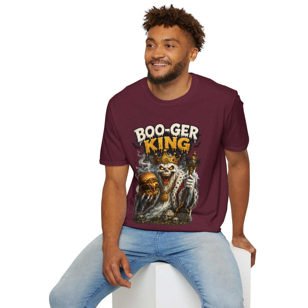 Boo-ger King Halloween T-Shirt — Spooky Skull King Graphic Tee