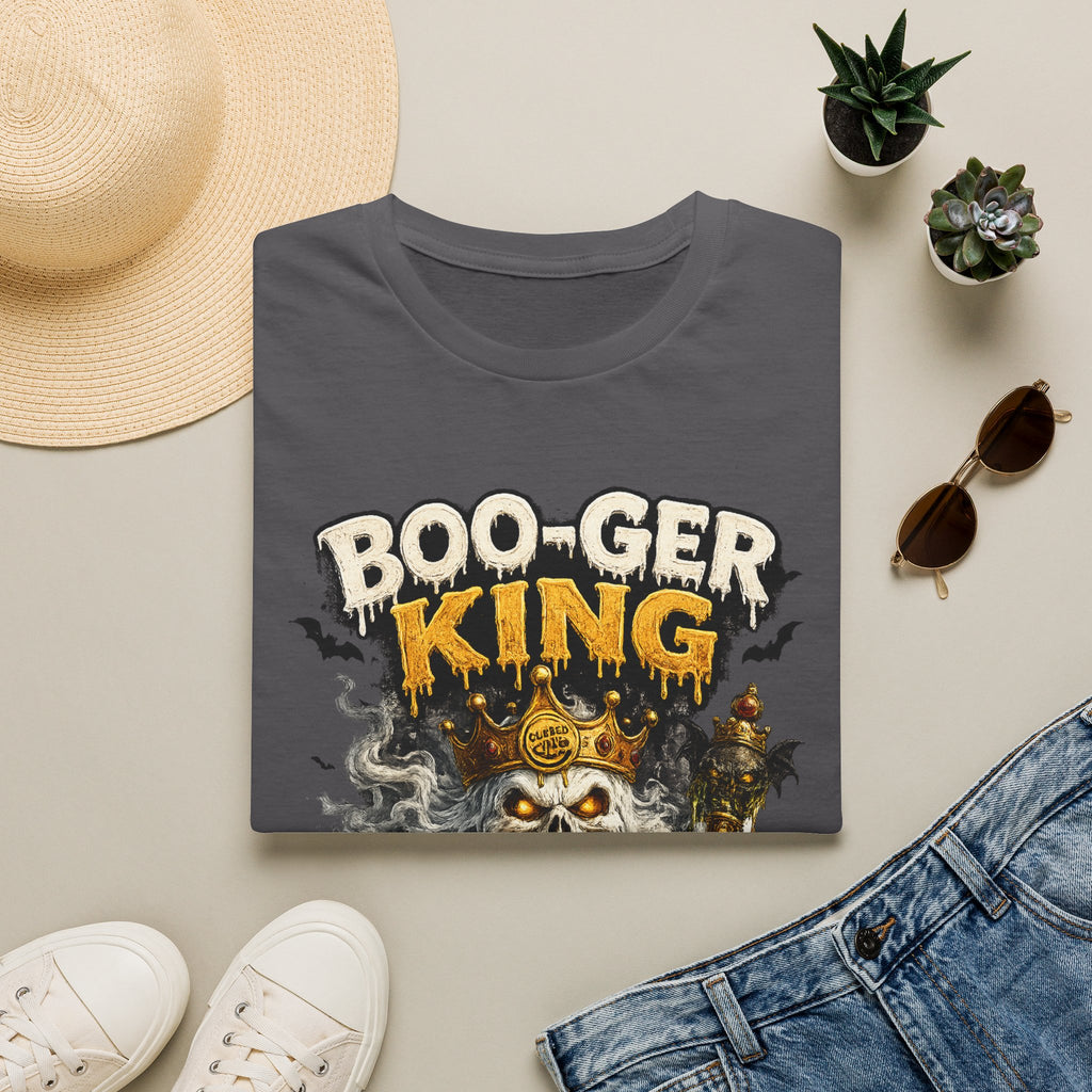 Boo-ger King Halloween T-Shirt — Spooky Skull King Graphic Tee