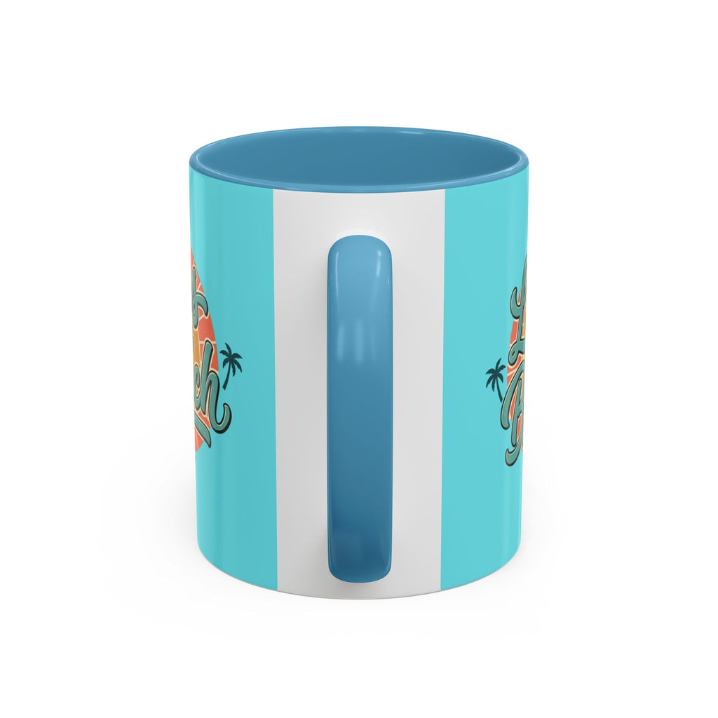Life's a Beach Coffee Mug — Retro Beach Vibes 11/15oz Accent Mug
