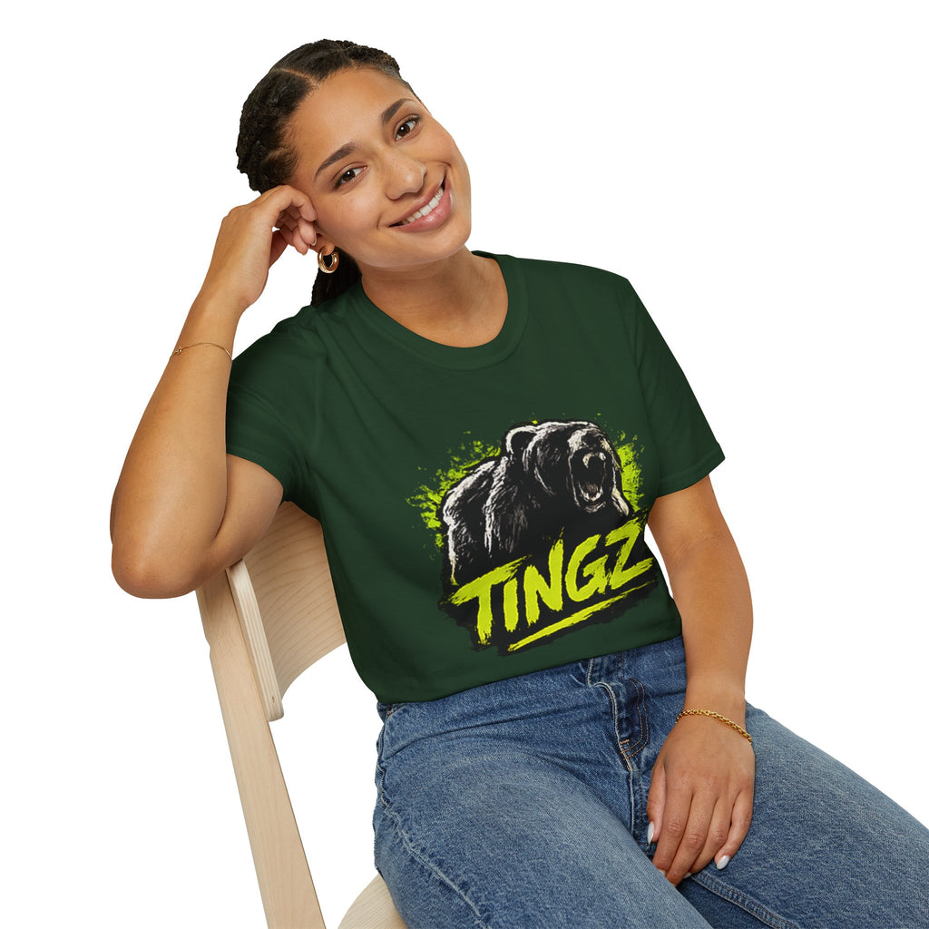 Bear TINGZ Roar T-Shirt — Bold Graphic Tee