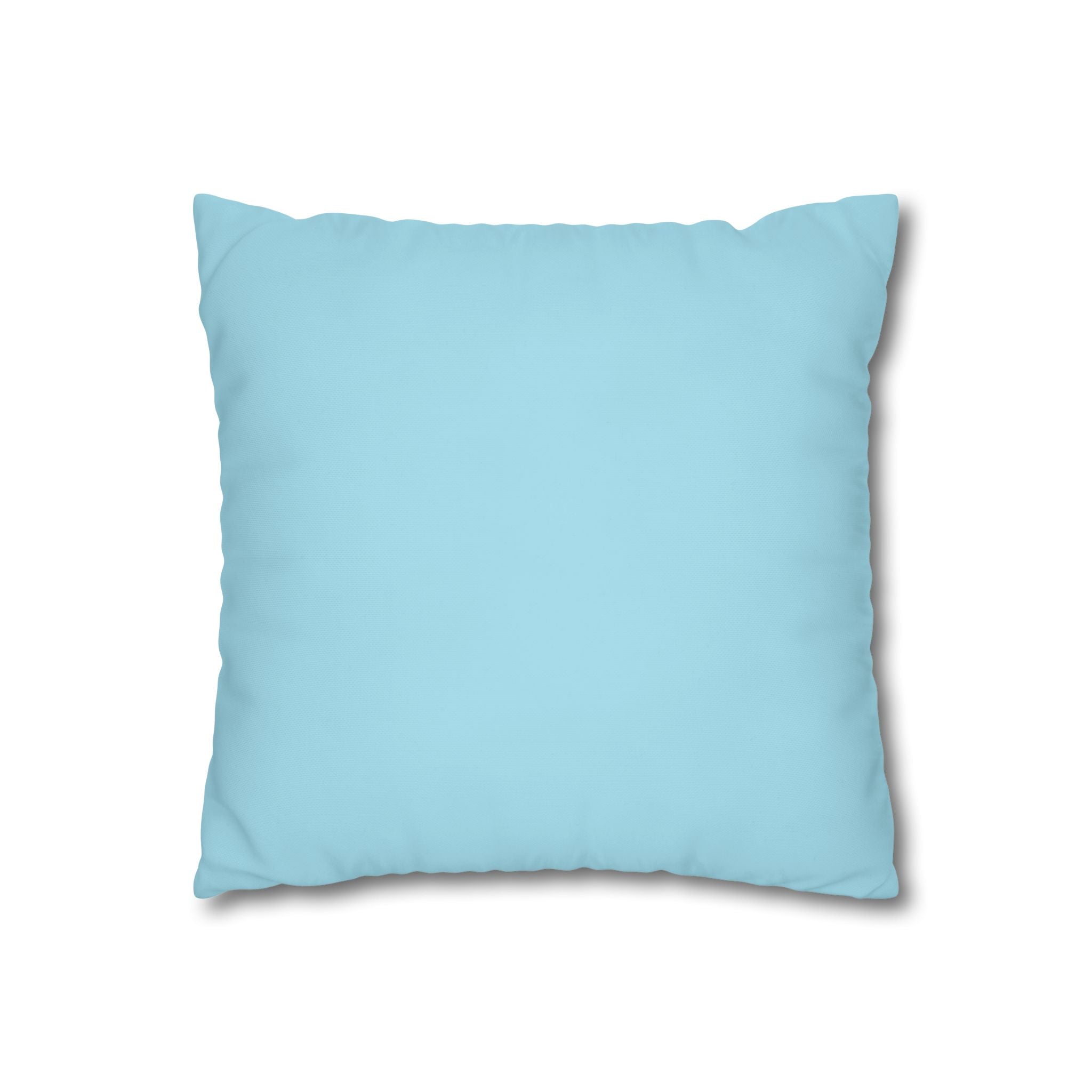 Life's a Beach Square Pillow Cover — Retro Surf Quote Decorative Throw Pillowcase