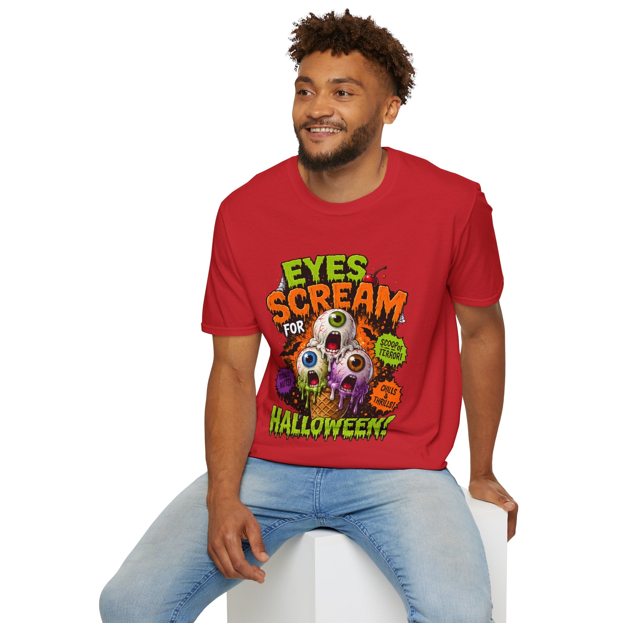 Halloween Eyes Scream T-Shirt — 'Eyes Scream for Halloween' Graphic Tee