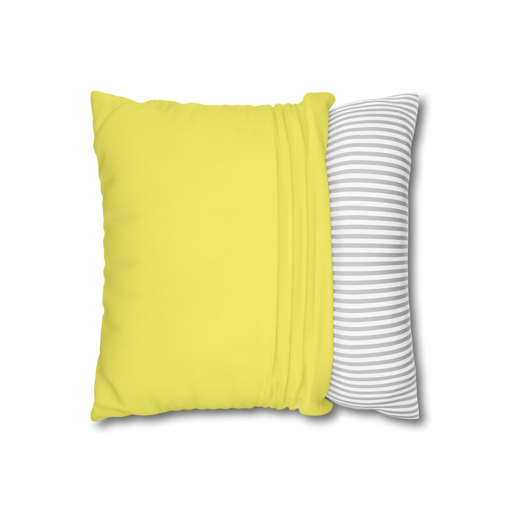 Retro Cassette Tape Pillow Cover — 'Retro Tunes Vol. 1' Square Throw Pillowcase