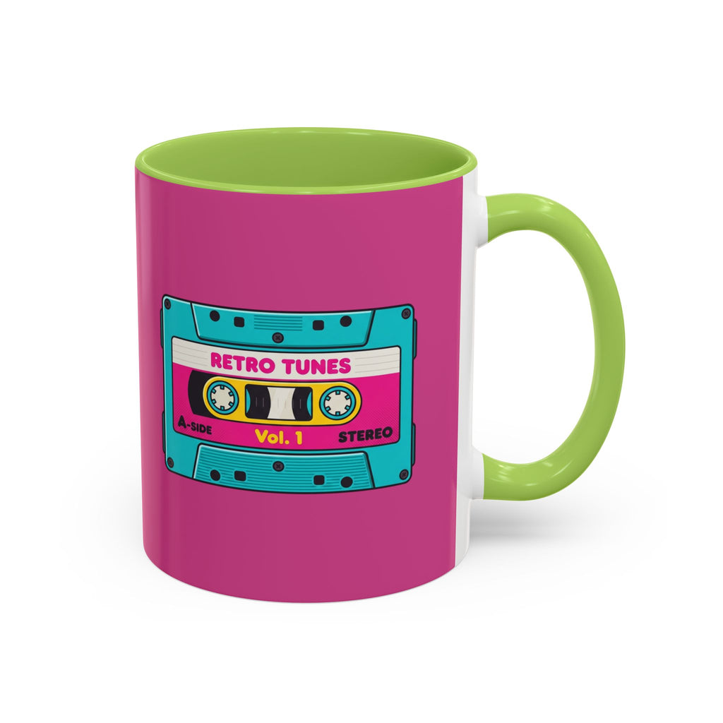 Retro Cassette Coffee Mug — 'Retro Tunes Vol. 1' Accent Mug