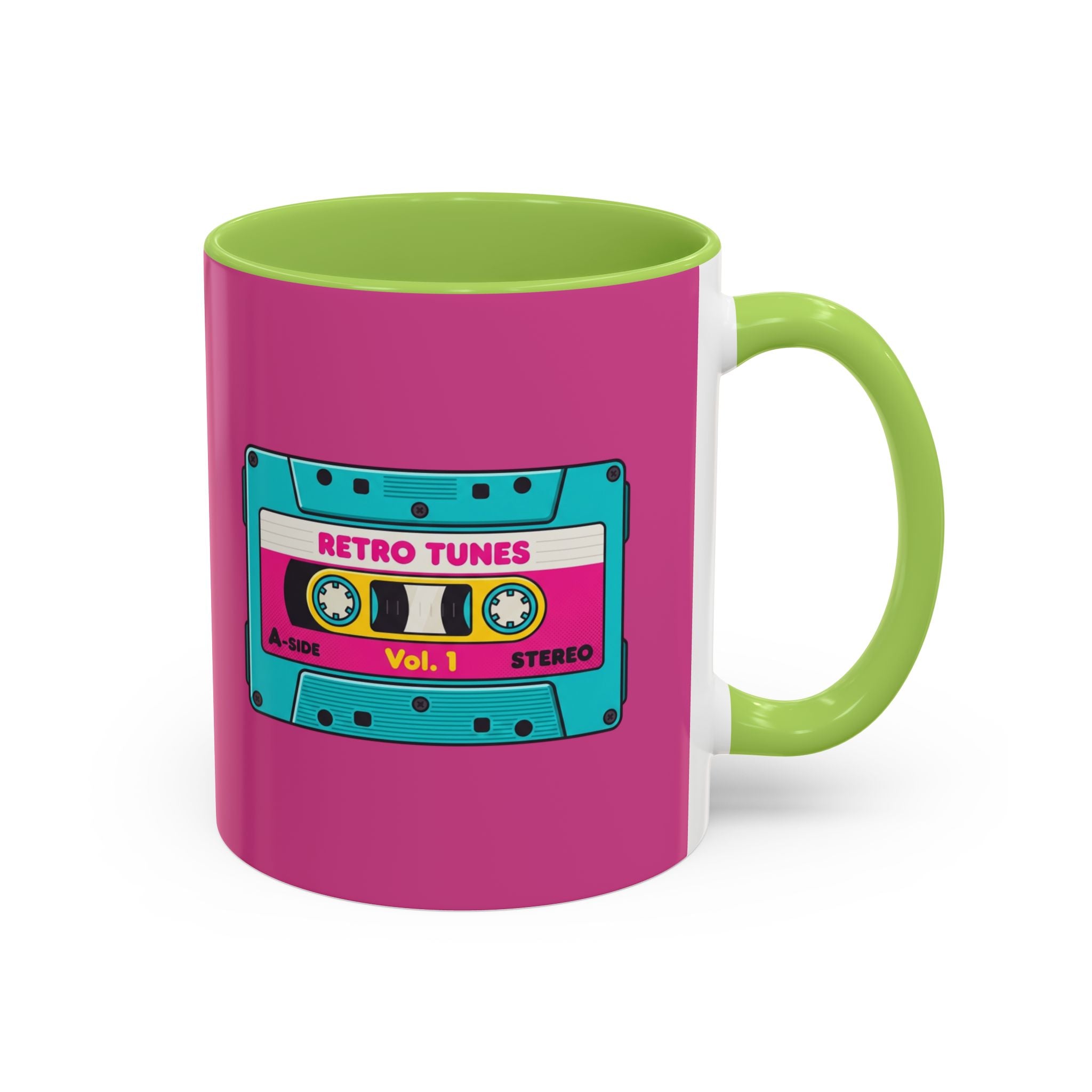 Retro Cassette Coffee Mug — 'Retro Tunes Vol. 1' Accent Mug