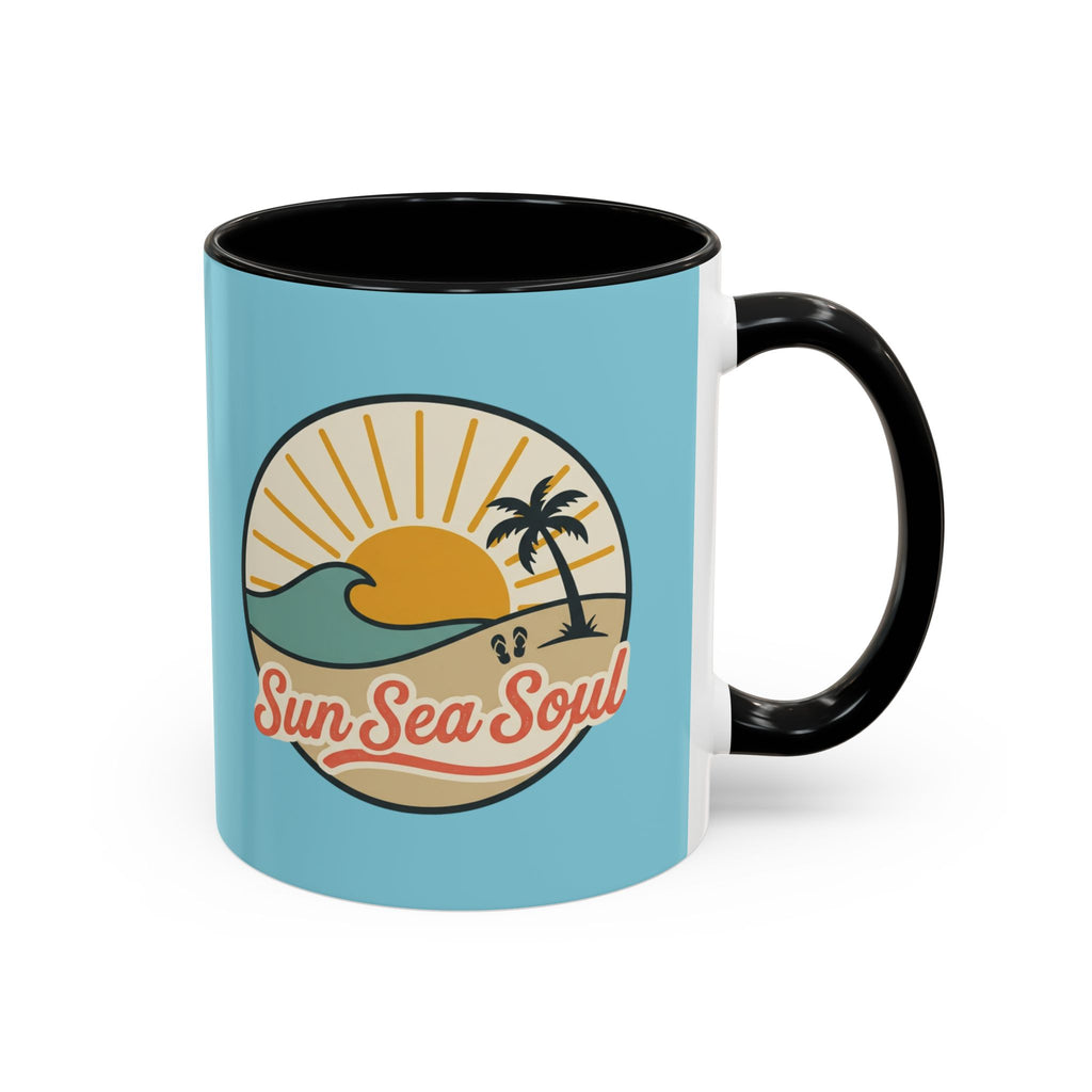 Sun Sea Soul Accent Coffee Mug – Beach Sunset 11/15oz