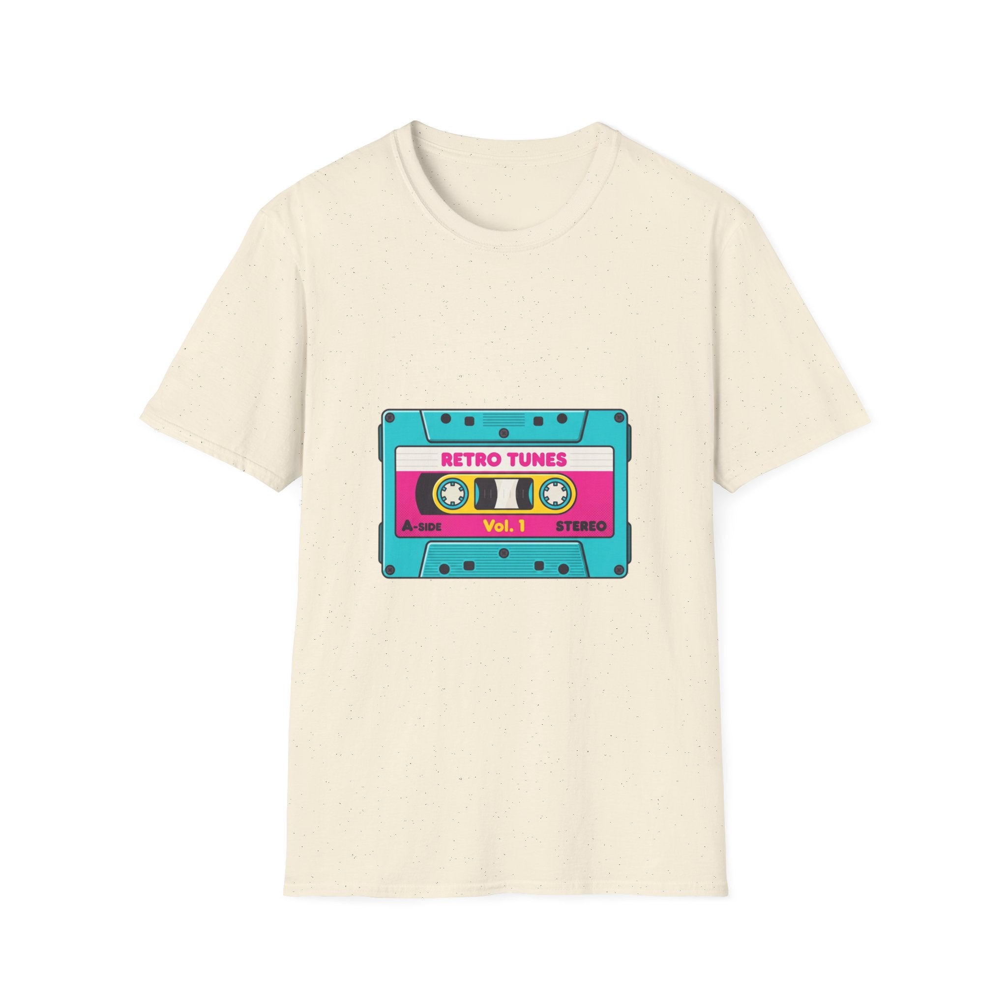 Retro Tunes Cassette T-Shirt — Vintage 80s Music Tee