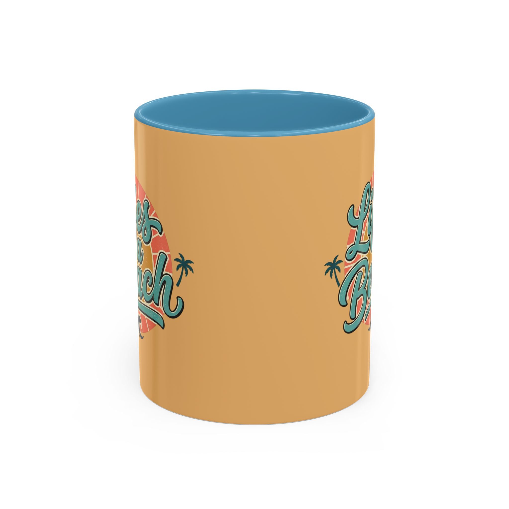 Life's a Beach Coffee Mug — Retro Beach Vibes 11/15oz Accent Mug