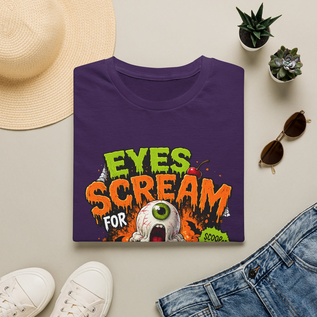 Halloween Eyes Scream T-Shirt — 'Eyes Scream for Halloween' Graphic Tee
