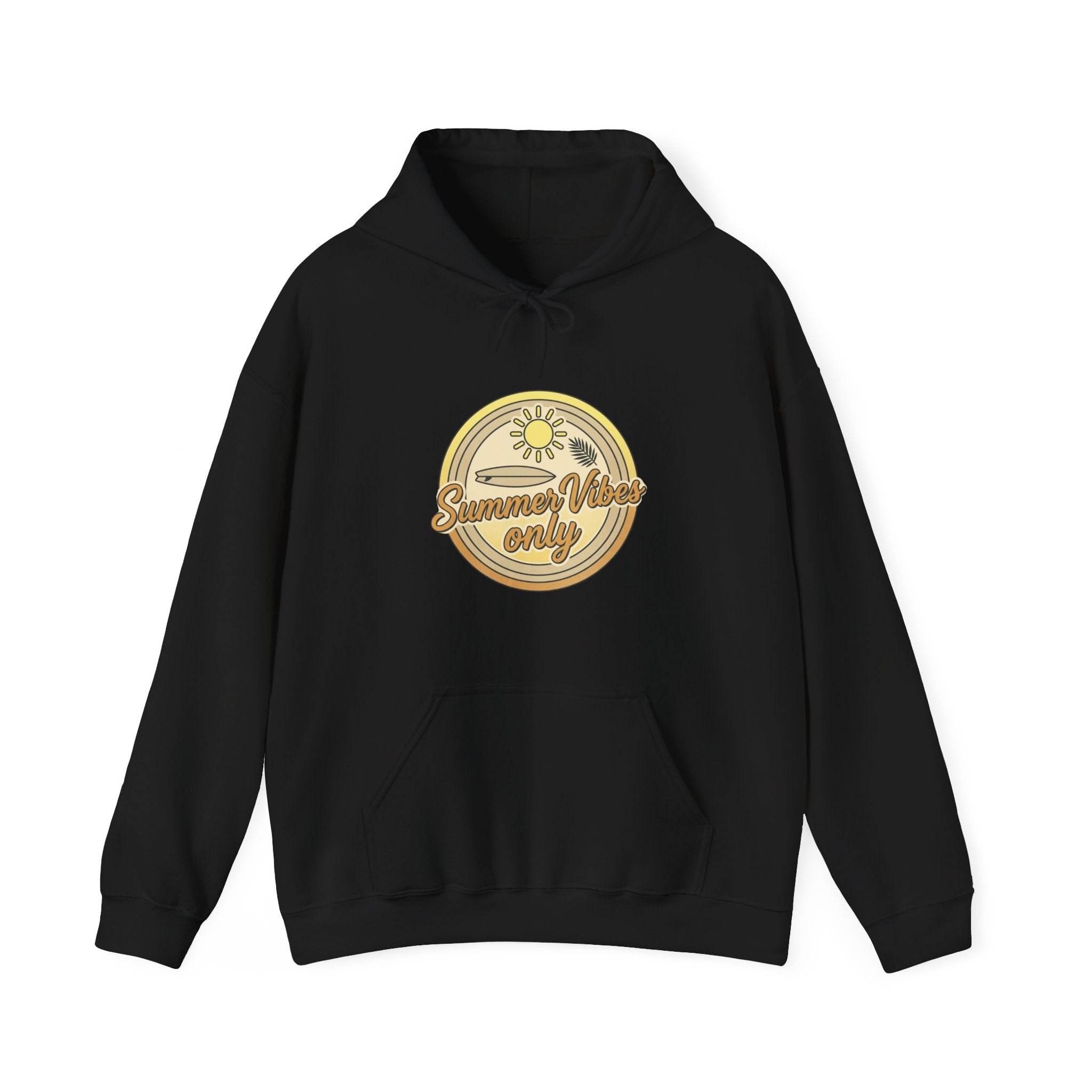 Retro Daisy “Summer Vibes Only” Hoodie — Vintage Floral Cozy Pullover