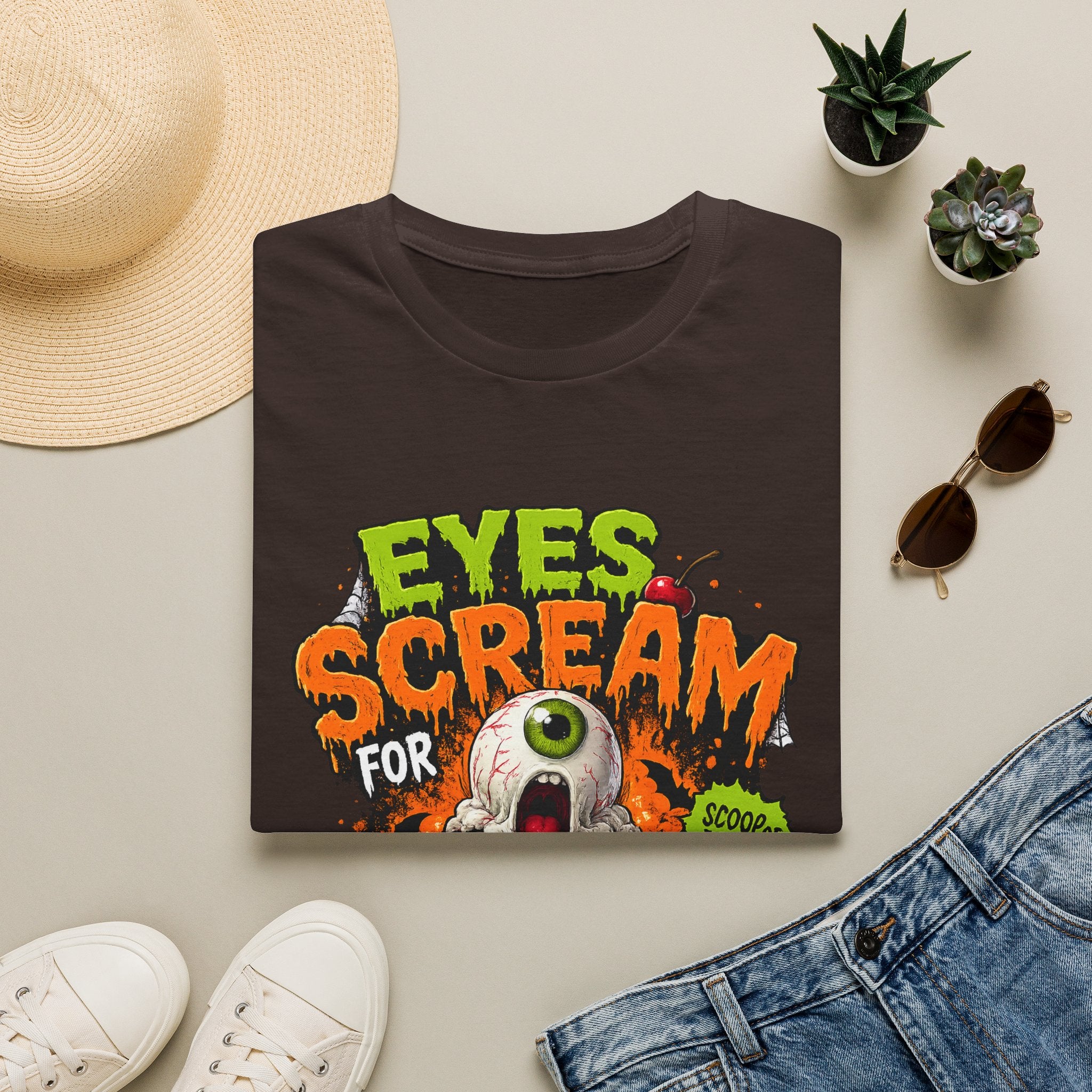 Halloween Eyes Scream T-Shirt — 'Eyes Scream for Halloween' Graphic Tee