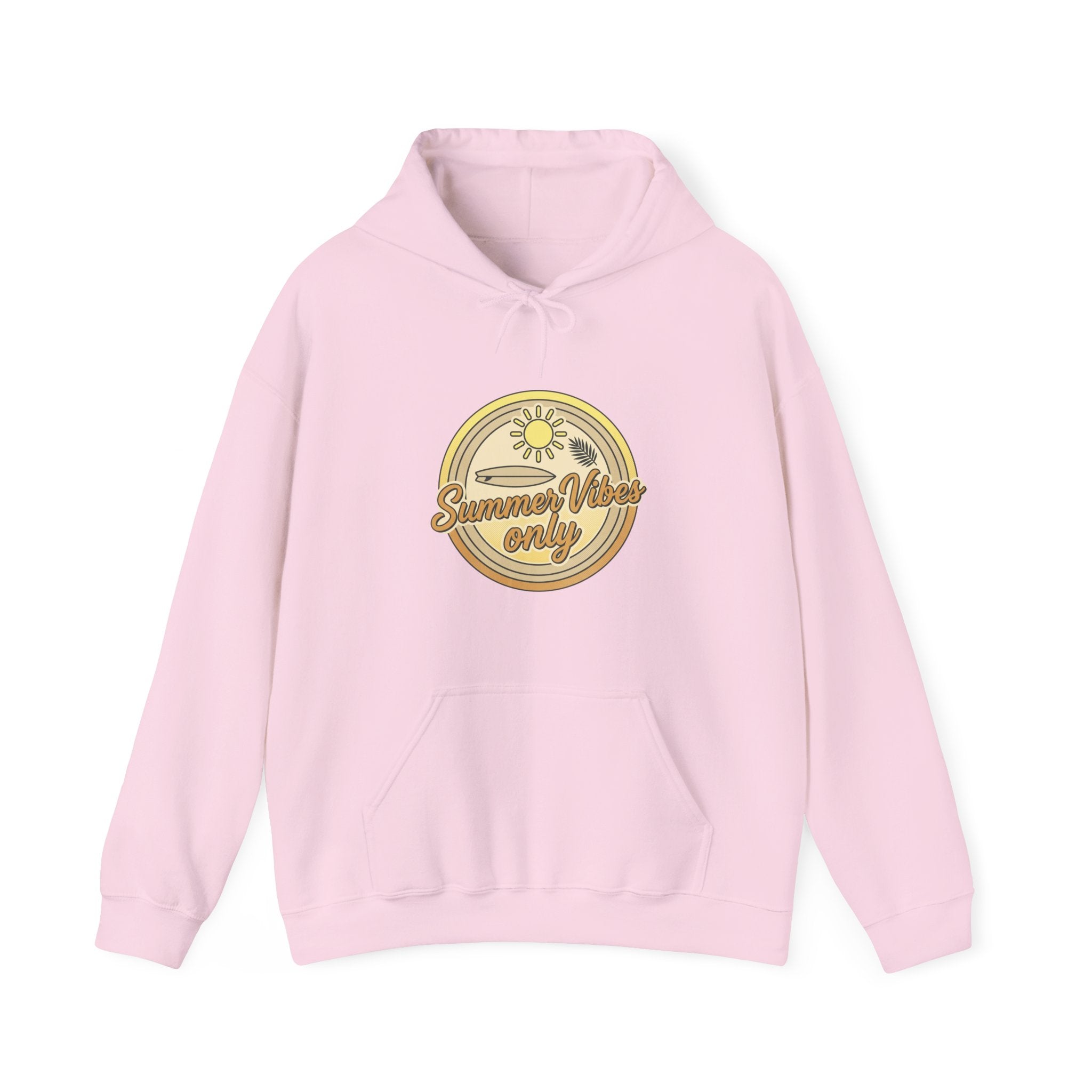 Retro Daisy “Summer Vibes Only” Hoodie — Vintage Floral Cozy Pullover