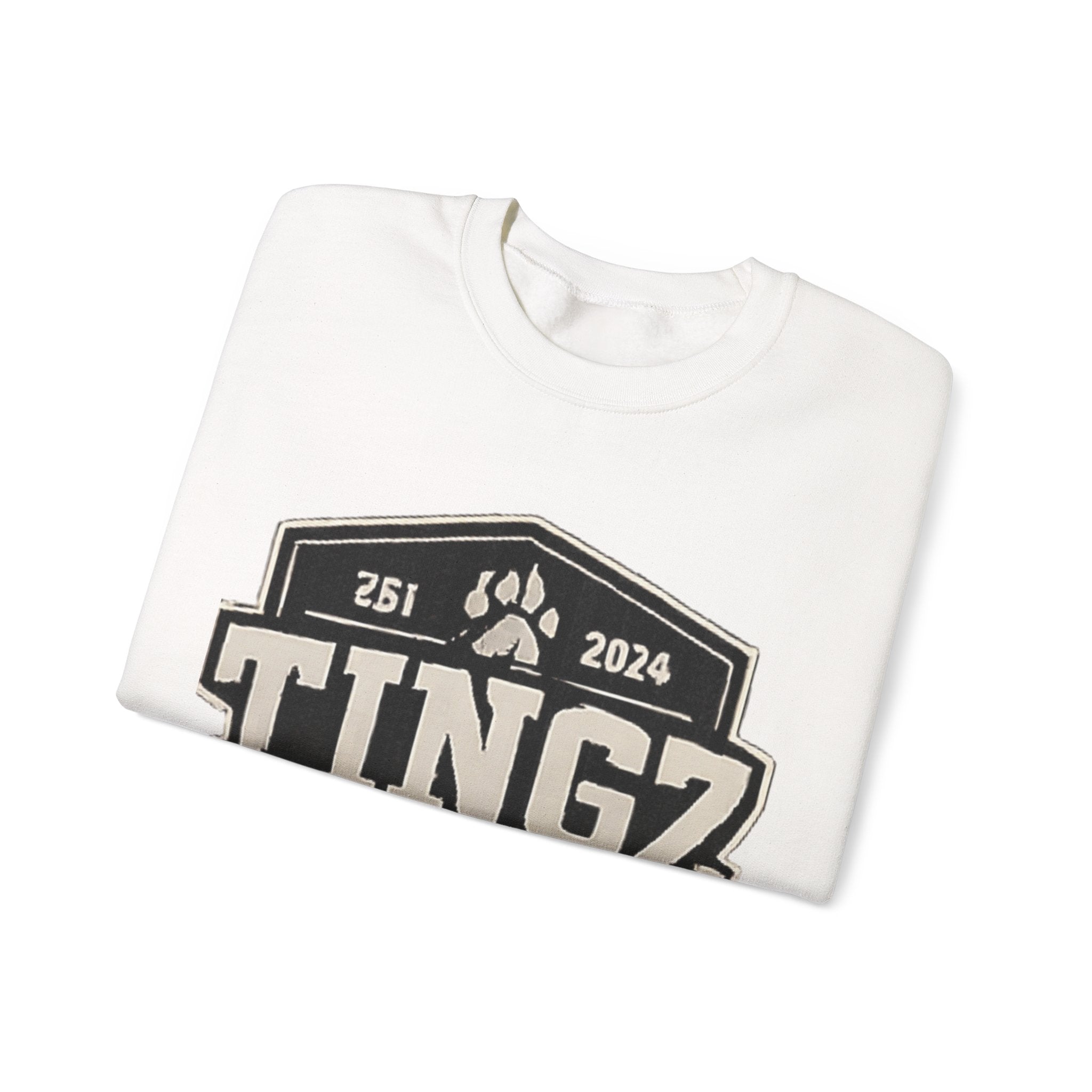 BEAR TINGZ  Badge Unisex Crewneck Sweatshirt | Vintage Wildlife Graphic Sweatshirt | Classic Streetwear Pullover