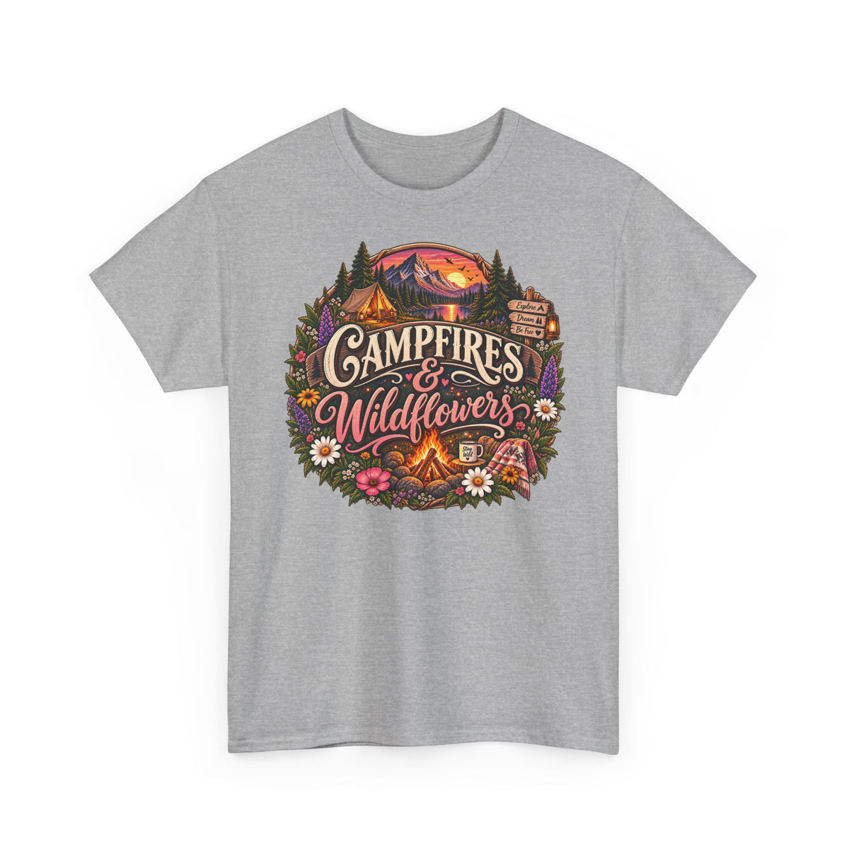 Campfires & Wildflowers T-Shirt