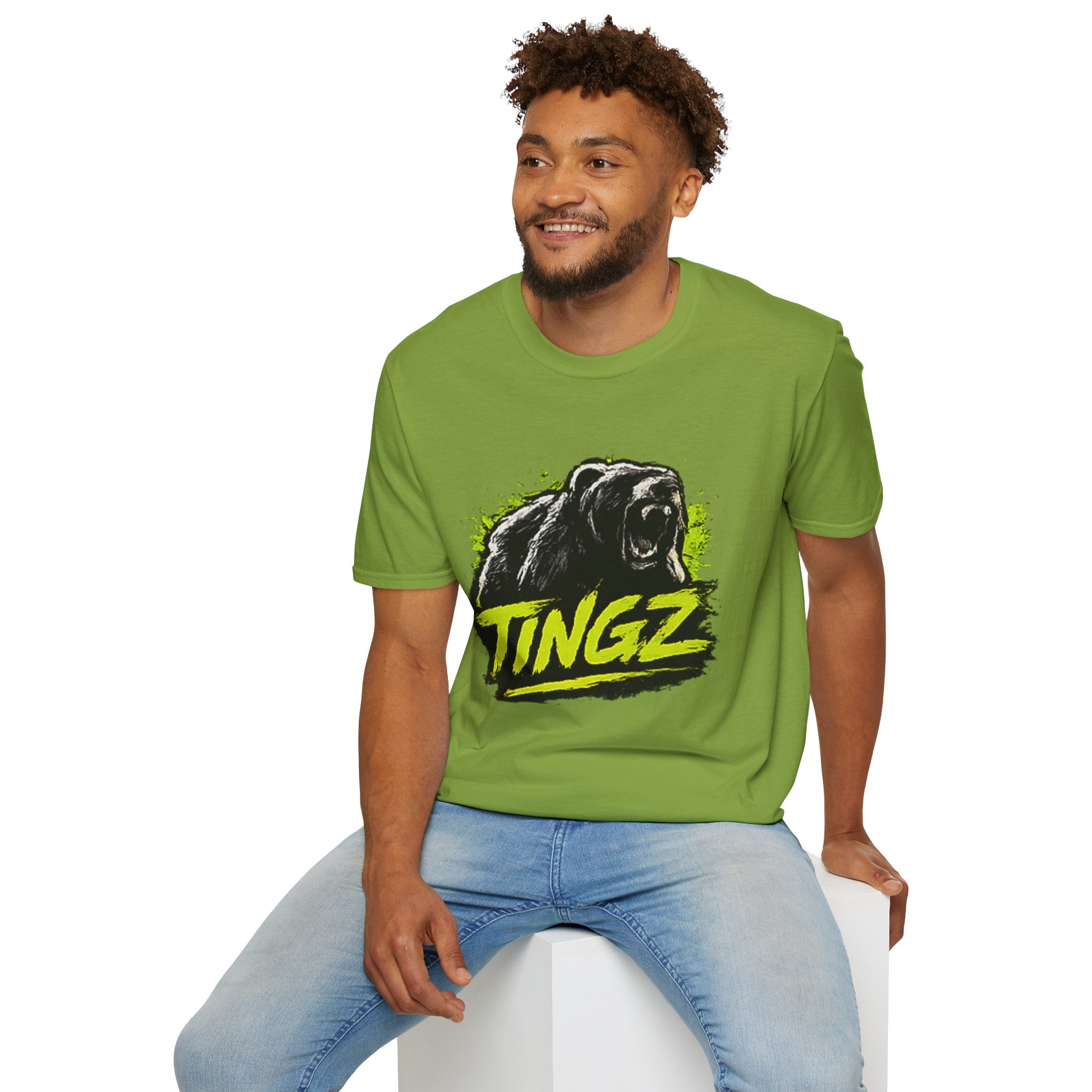Bear TINGZ Roar T-Shirt — Bold Graphic Tee