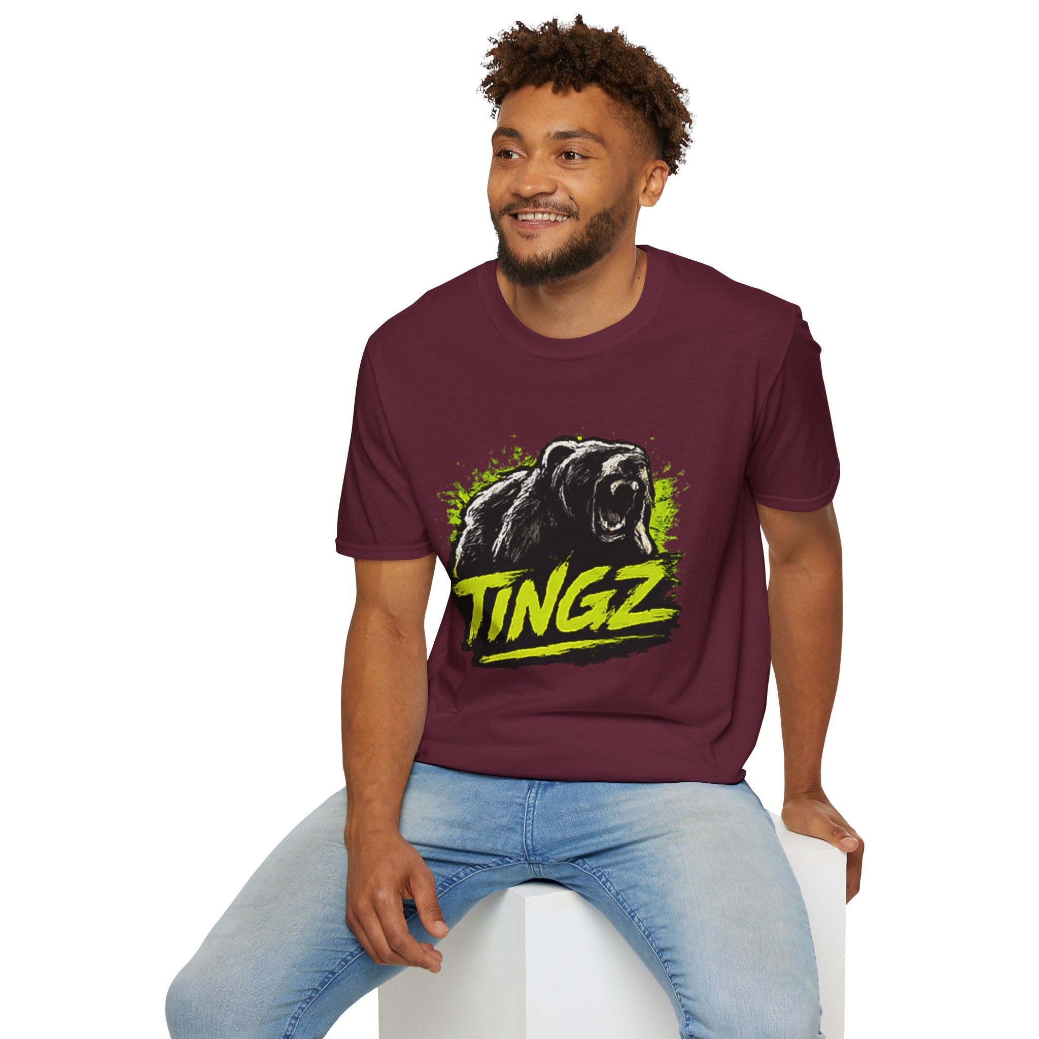 Bear TINGZ Roar T-Shirt — Bold Graphic Tee