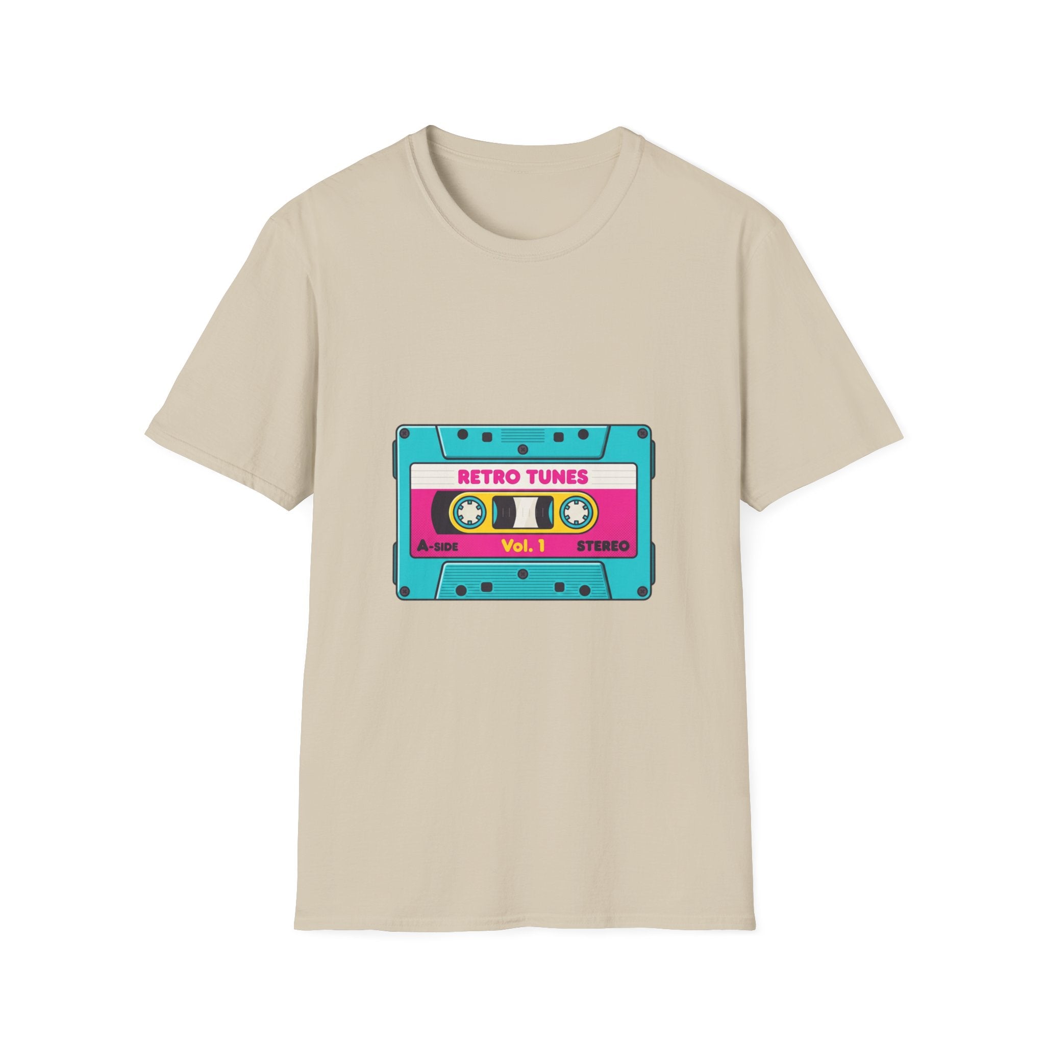 Retro Tunes Cassette T-Shirt — Vintage 80s Music Tee