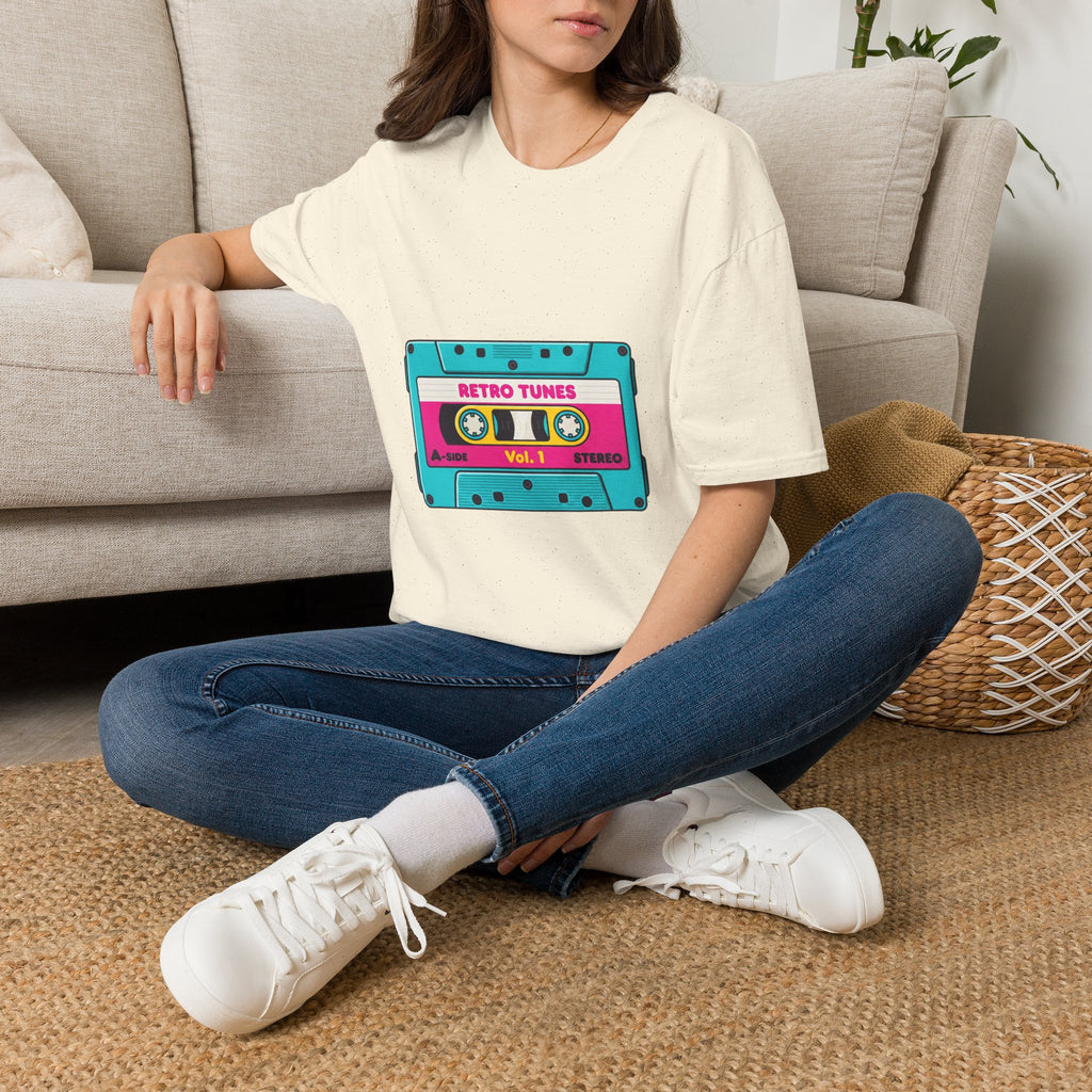 Retro Tunes Cassette T-Shirt — Vintage 80s Music Tee