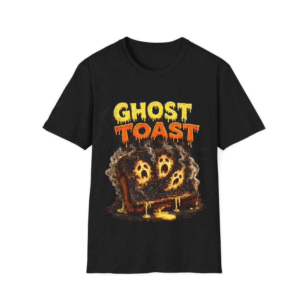 Ghost Toast Halloween T-Shirt — Spooky Haunted Breakfast Graphic Tee