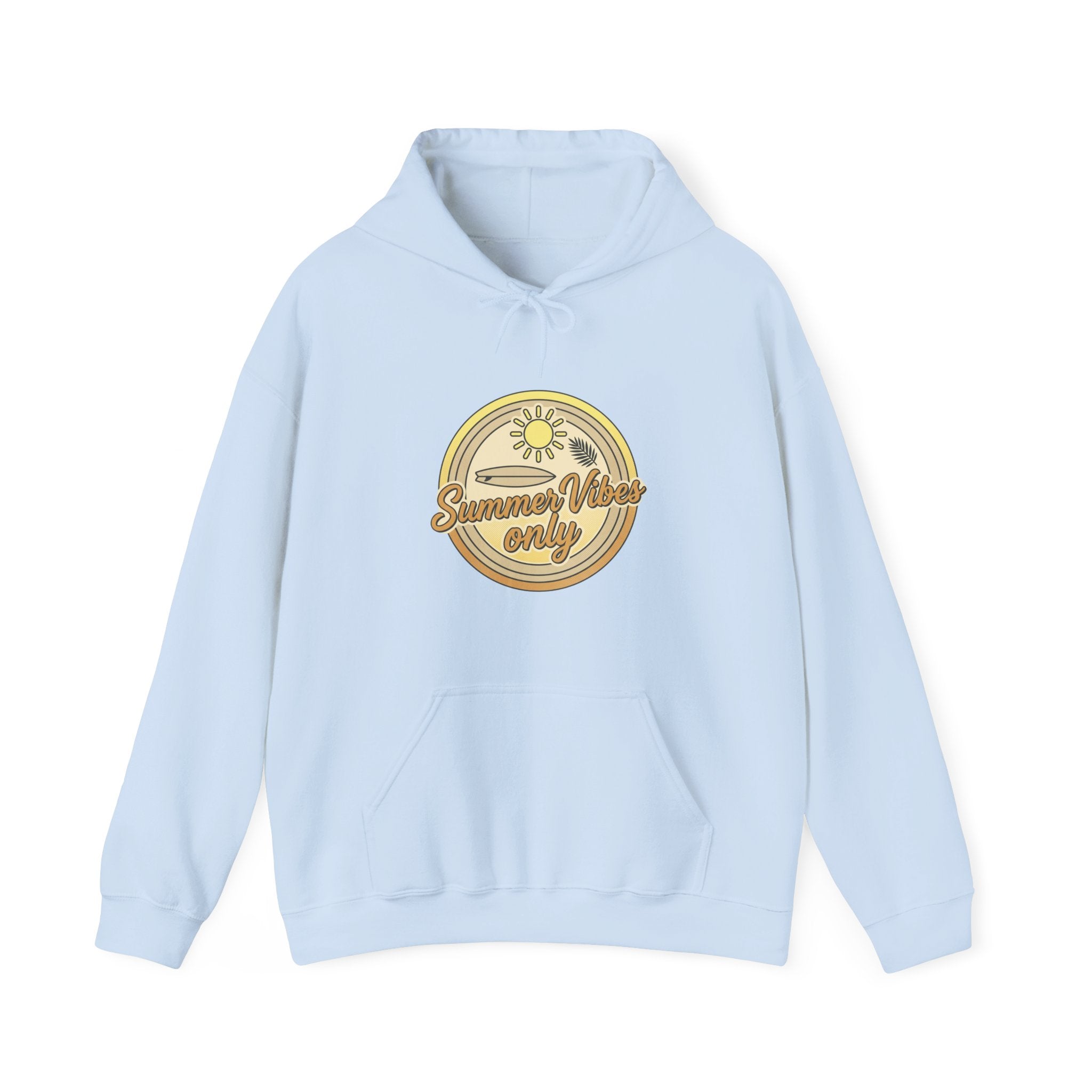 Retro Daisy “Summer Vibes Only” Hoodie — Vintage Floral Cozy Pullover