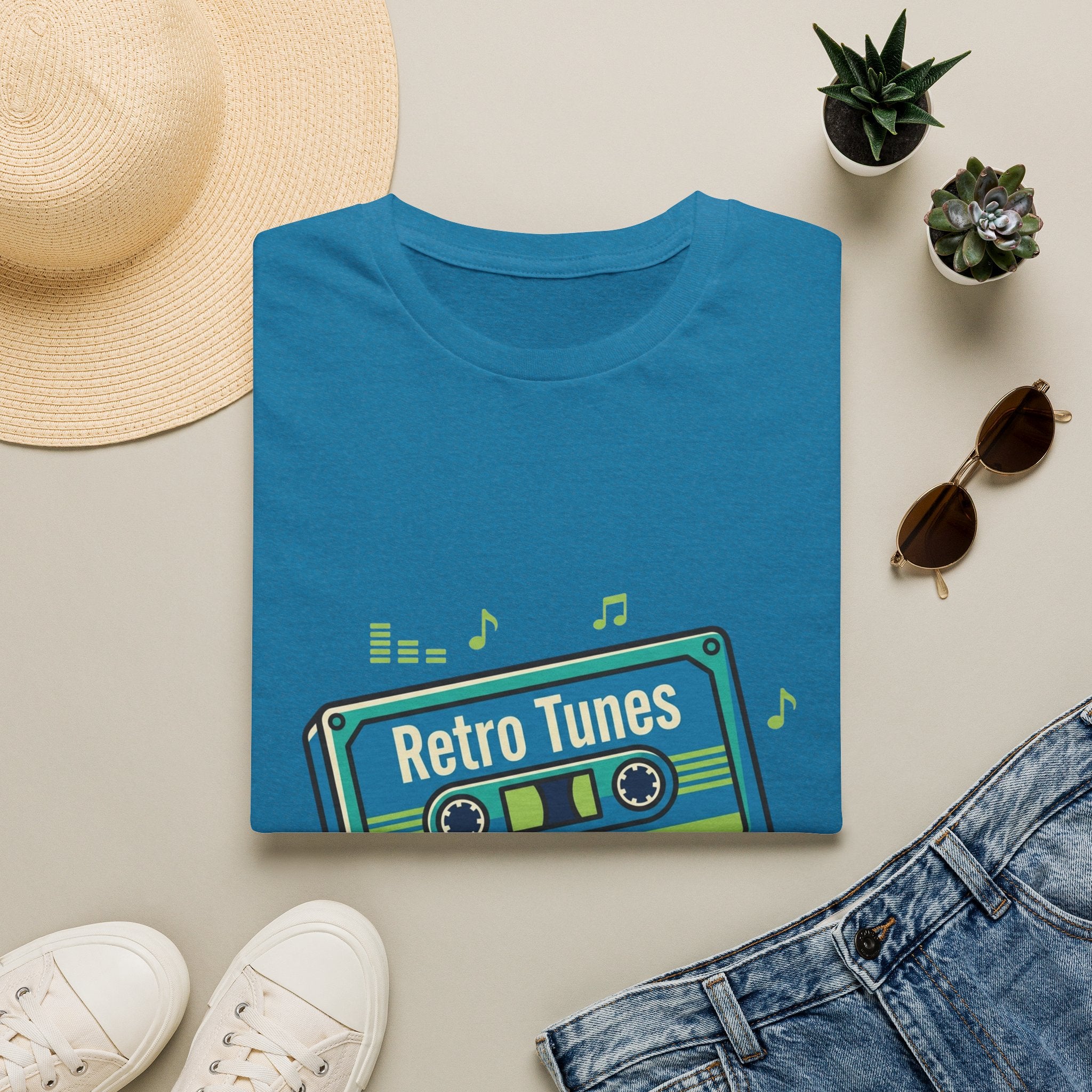Retro Tunes- Unisex Softstyle T-Shirt